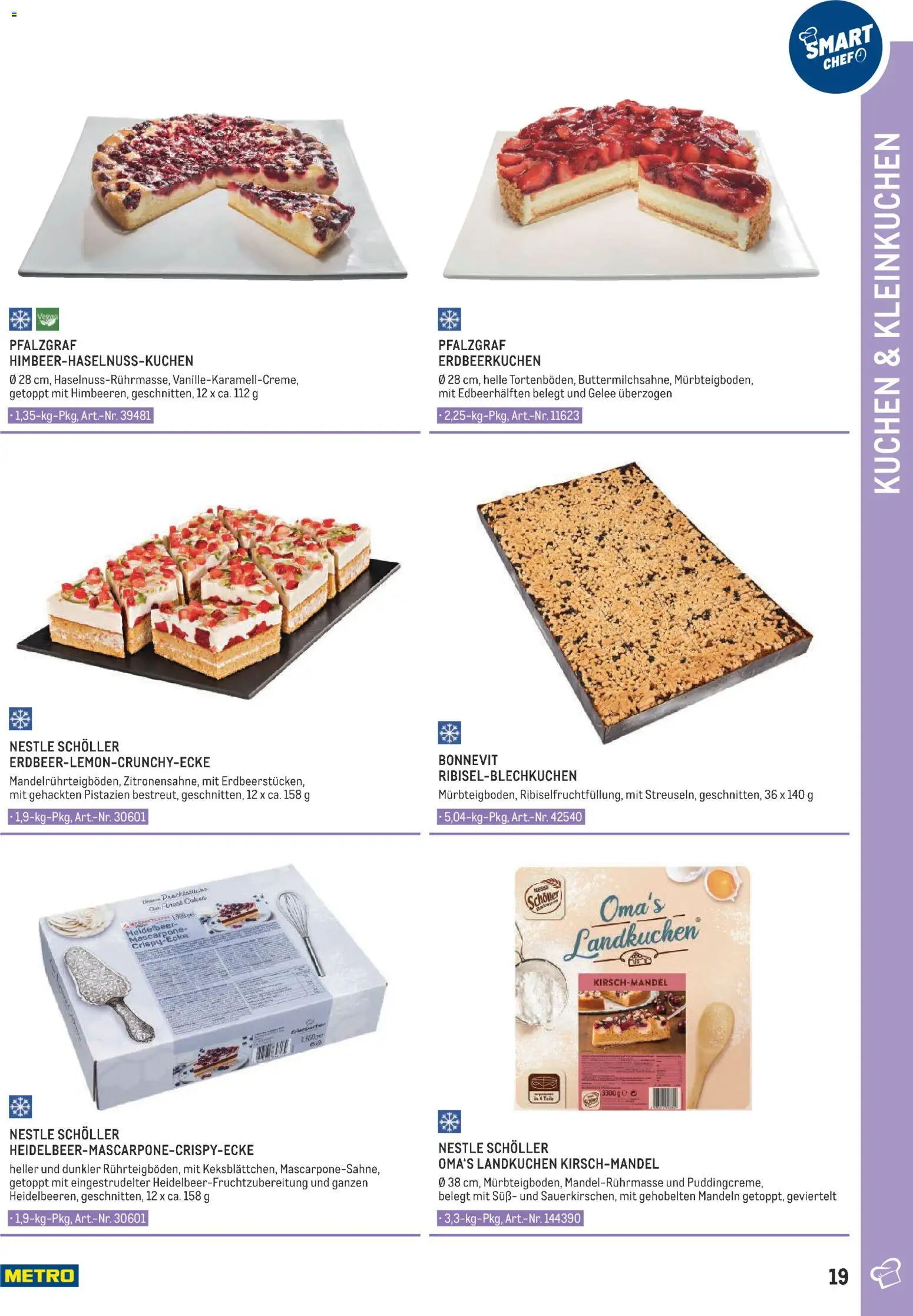 Metro angebote Smart Chef - Dessert gültig ab 01.01.2026 | Seite: 19