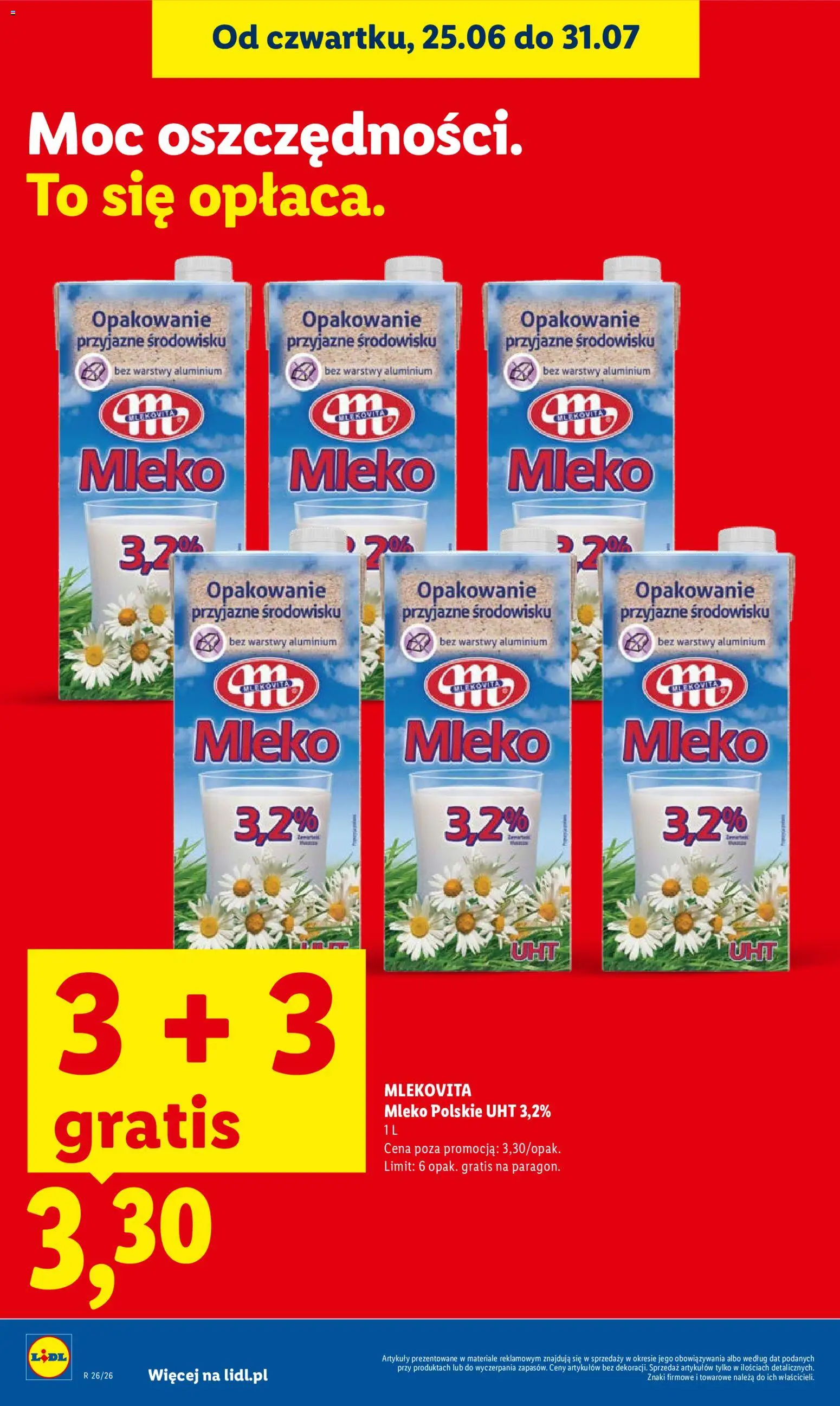 Lidl Polsko leták od 25.06.2026 | Strana: 56 | Produkty: Mléko