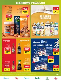 Pogląd oferty "Carrefour gazetka - Markowe pewniaki" - ważna od 20.07.2026 | Strona: 27 | Produkty: Napoje, Sos sojowy, Sos tabasco, Ciasteczka