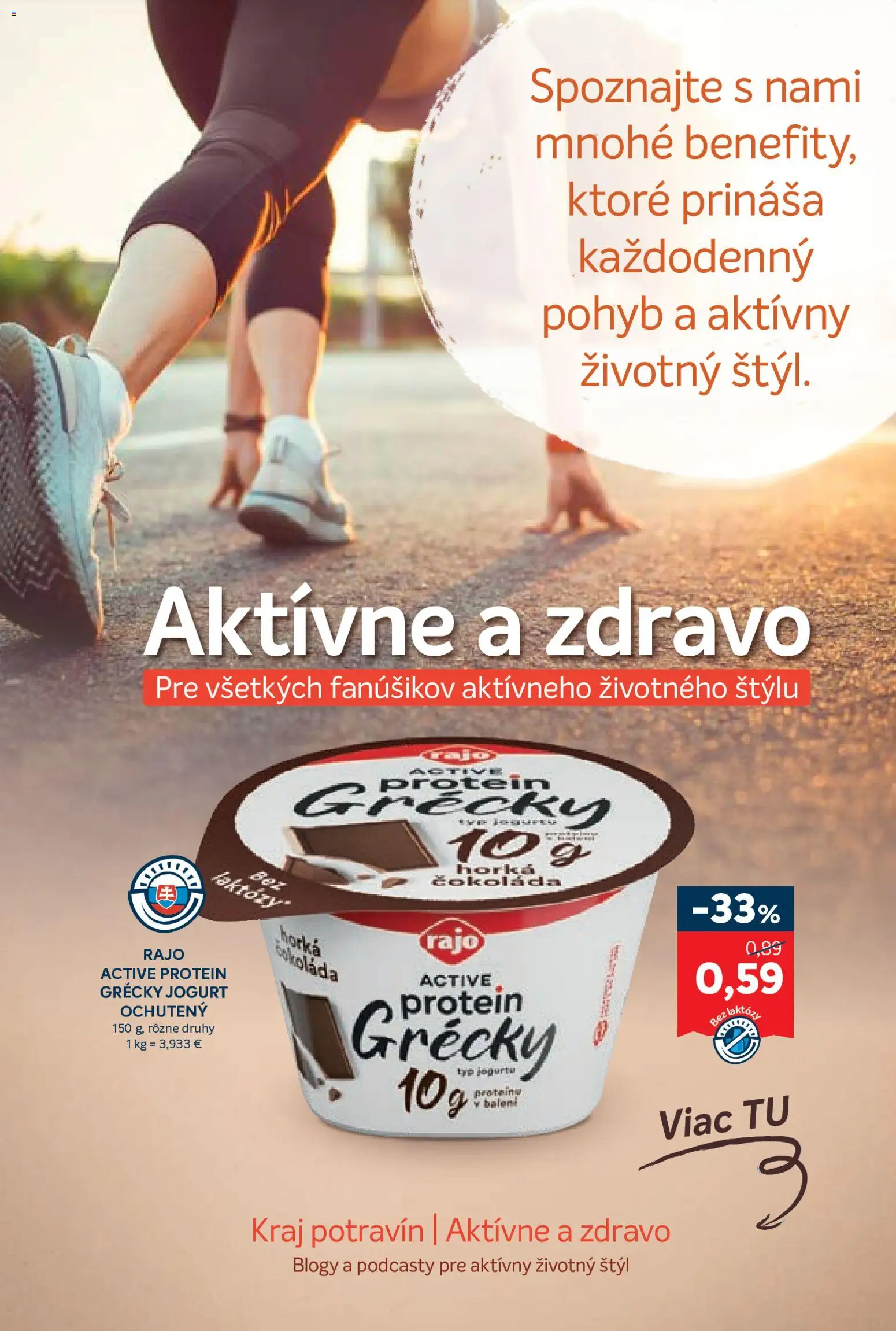 Nové Kraj akcie – leták je platný od 23.07.2026 | Strana: 8 | Produkty: Jogurt, Protein, Grécky jogurt, Čokoláda