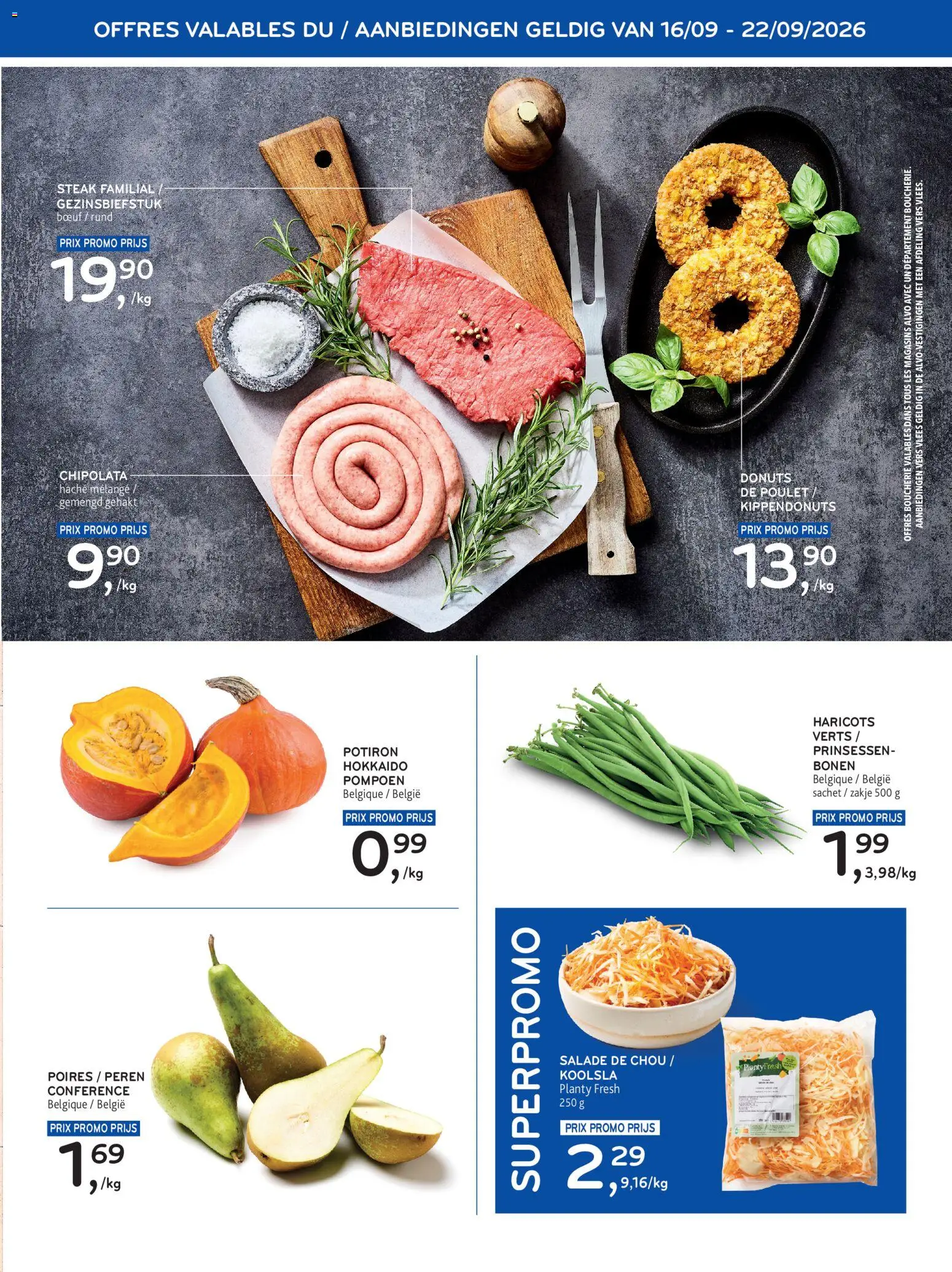 {H1} | Pagina: 5 | Producten: Chipolata, Vlees, Gemengd gehakt, Bonen