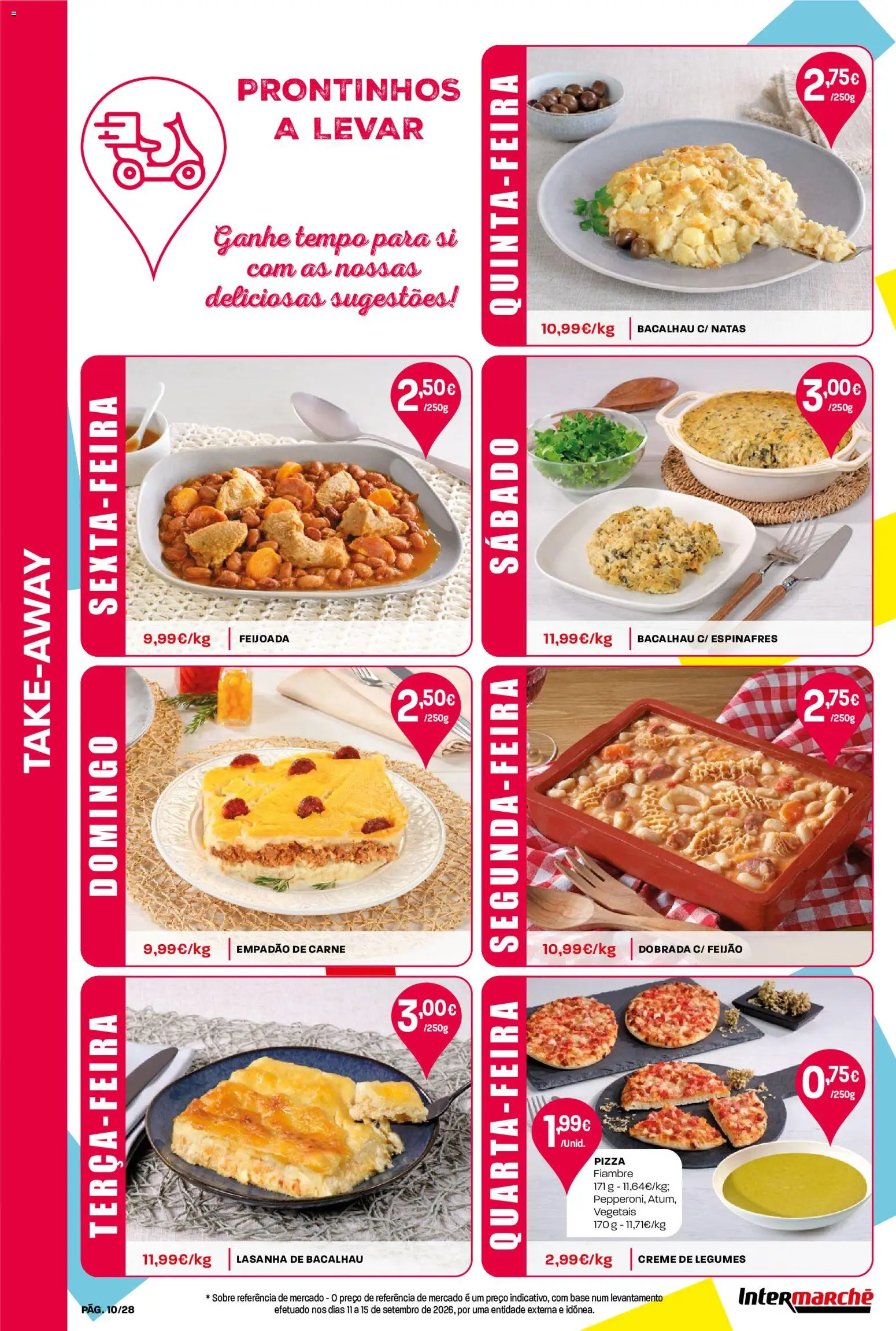 Intermarché folheto Contact │ válido de 22/10/2026 | Página: 10 | Produtos: Espinafres, Fiambre, Carne, Creme