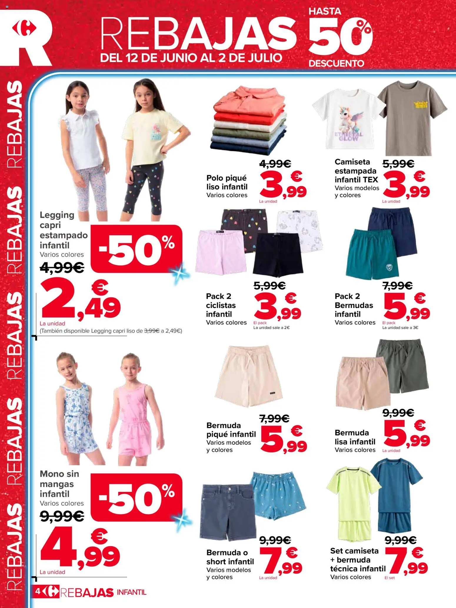 Carrefour Rebajas │ válido desde el 12.06.2026 | Página: 4 | Productos: Bermudas