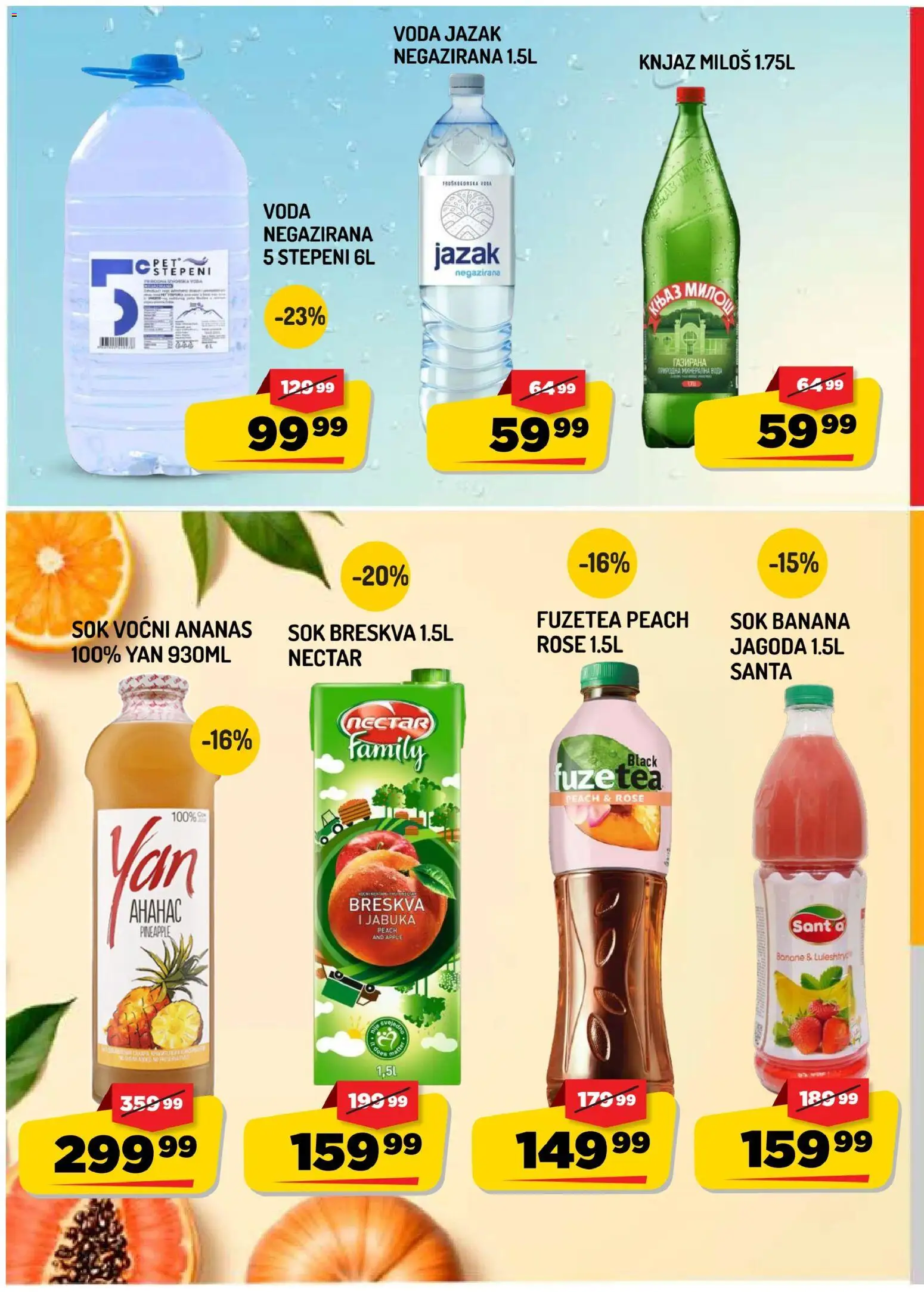 Aman katalog - važi od 04.09.2026 | Strana: 12 | Proizvode: Banana, Jagoda, Voda, Breskva