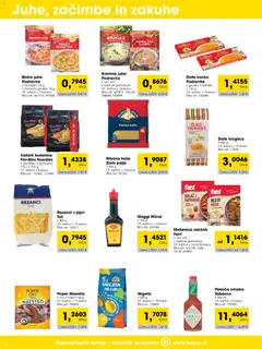 Tuš katalog akcije – veljaven od 01.10.2026 | Stran: 12 | Izdelki: Mleto meso, Juha, Testenine, Omaka