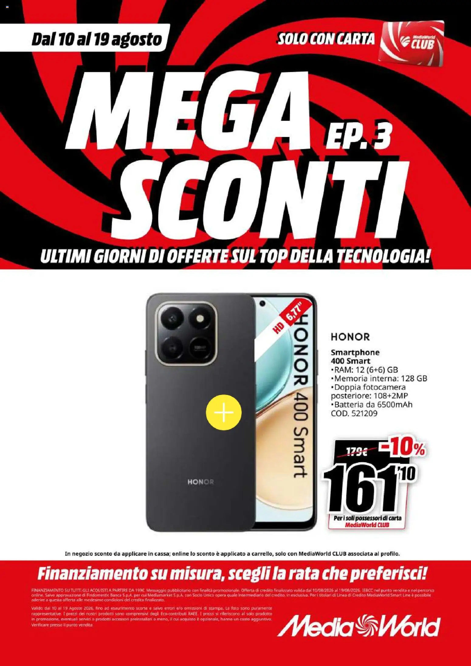 Volantino Media World del 10/08/2026 | Pagina: 7