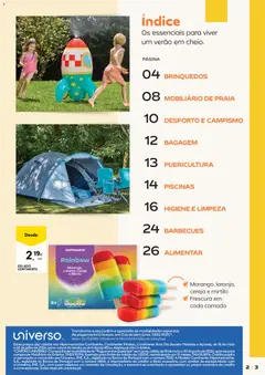 Pré-visualização Continente - Férias de Verão  Abre espaço para a distração válido de 23/06/2026 | Página: 3