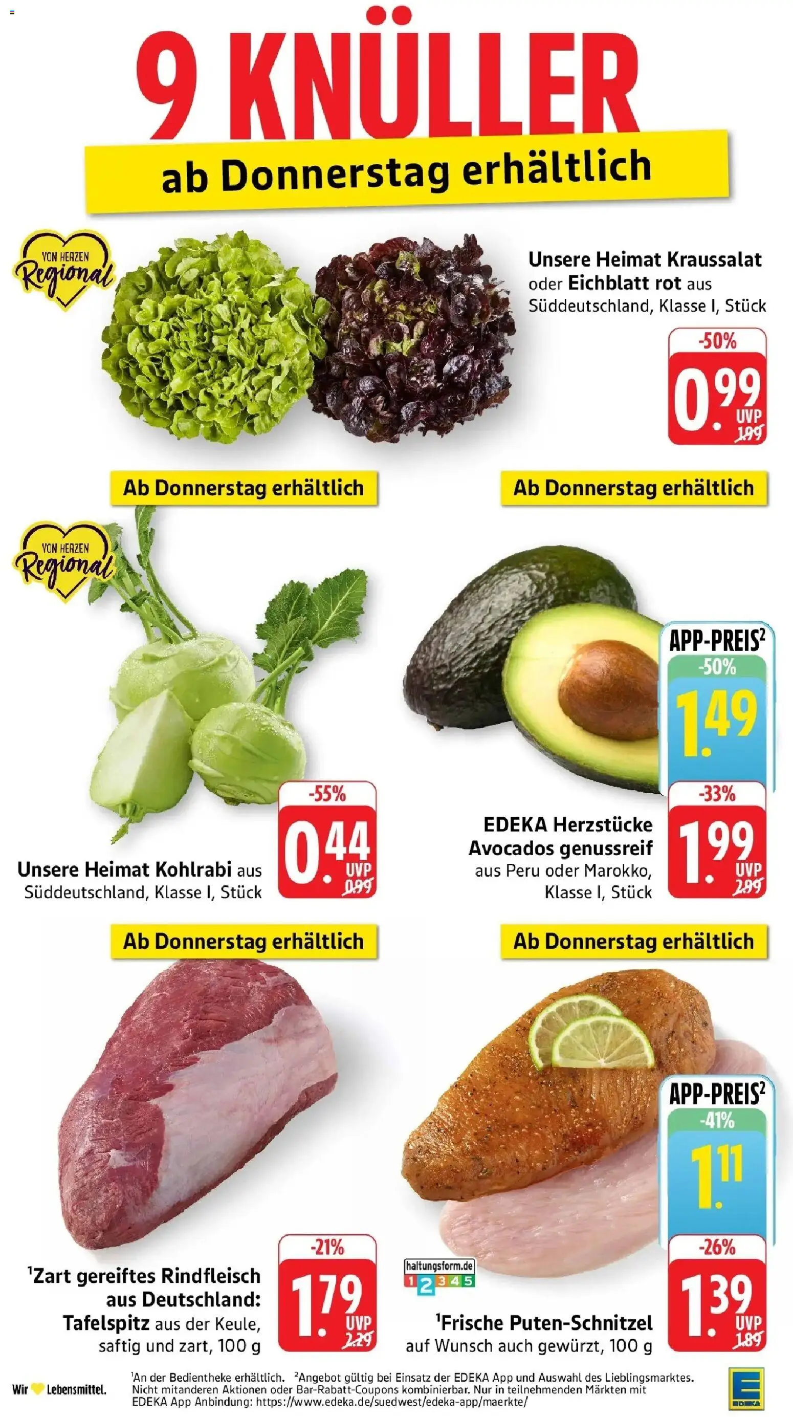 E center Prospekt Schorndorf (ab 07.09.2026) zum Blättern | Seite: 39 | Produkte: Tafelspitz, Kohlrabi, Putenschnitzel, Rindfleisch