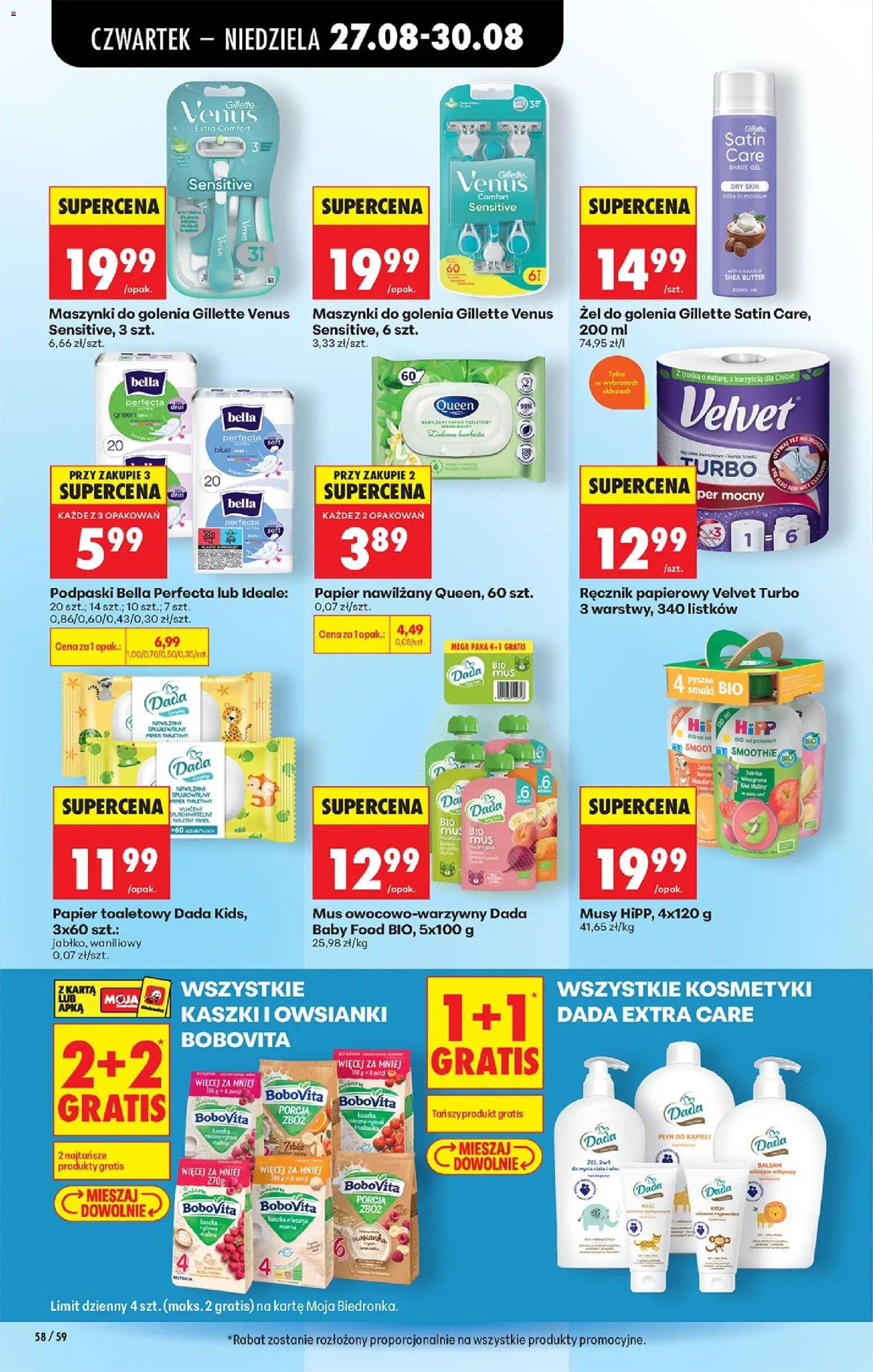 Biedronka Polsko leták - Codziennie niskie ceny od 27.08.2026 | Strana: 82 | Produkty: Maliny, Smoothie, Velvet, Hipp