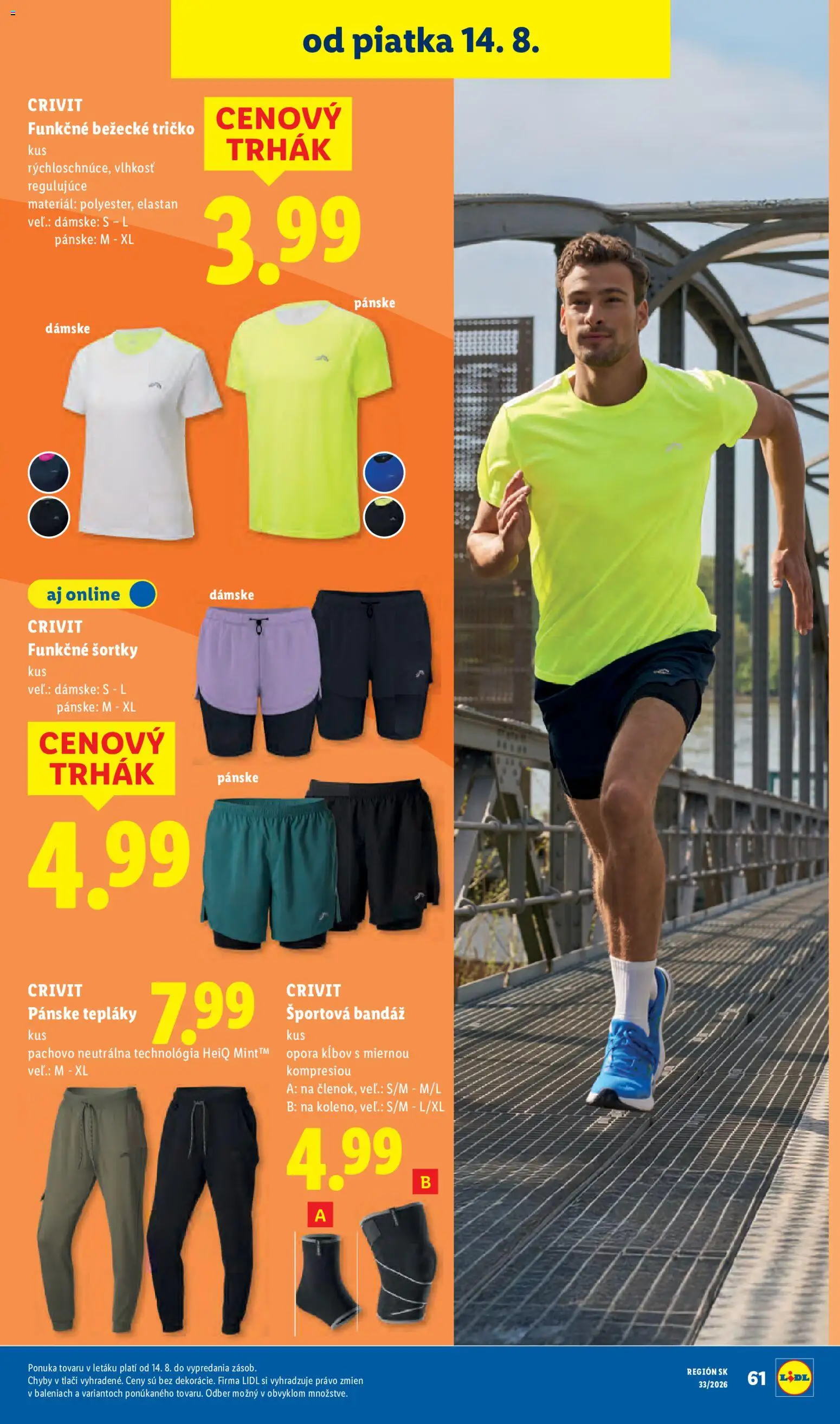 Nové Lidl akcie – leták je platný od 10.08.2026 | Strana: 91 | Produkty: Tričko