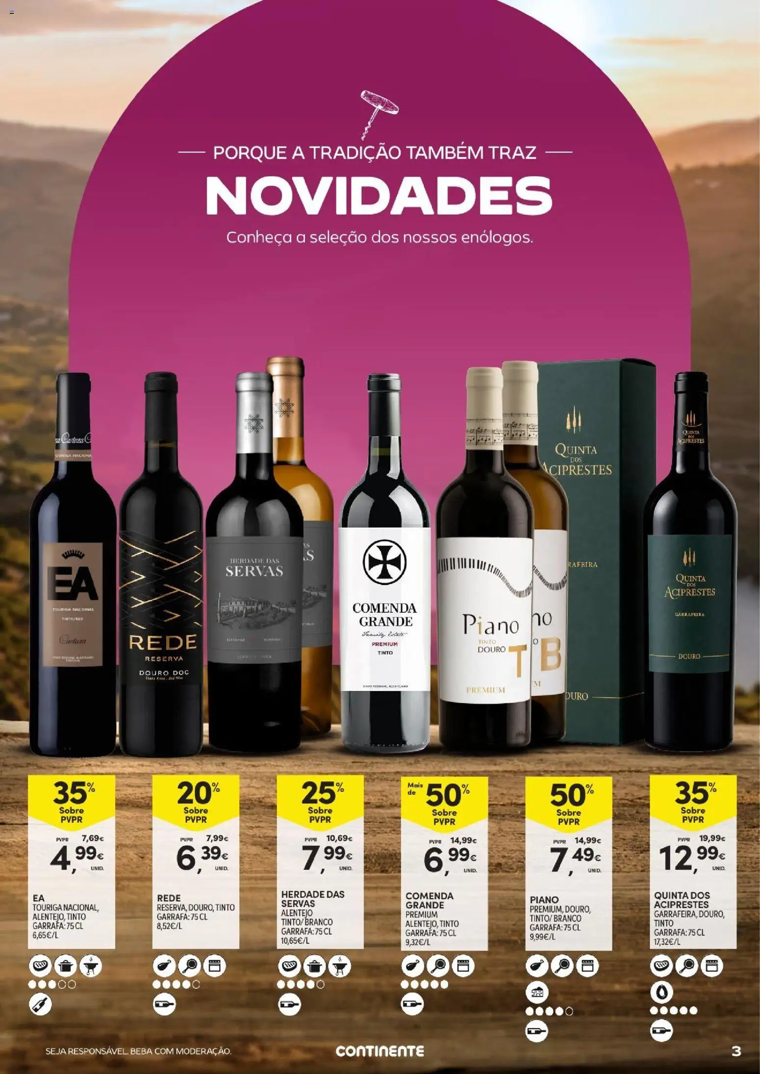 Continente Açores Vinhos, Enchidos e Queijos │ válido de 22/09/2026 | Página: 3 | Produtos: Vinho