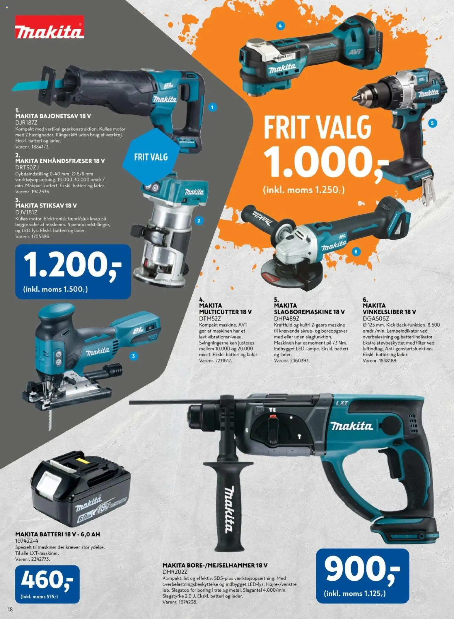 Davidsen tilbudsavis – gyldig fra 11/09/2026 | Side: 18 | Produkter: Skrue, Batteri