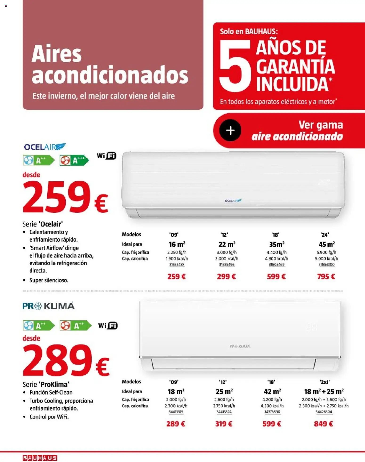 Bauhaus Calefacción │ válido desde el 29/09/2026 | Página: 92 | Productos: Aire acondicionado