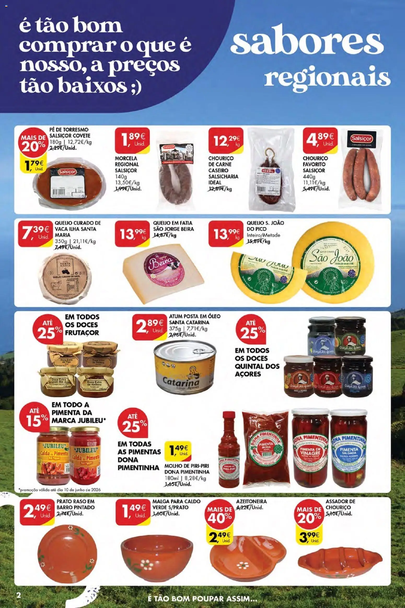 Pingo Doce Poupe Esta Semana Açores │ válido de 07.05.2026 | Página: 2 | Produtos: Pimenta, Queijo, Óleo, Abóbora