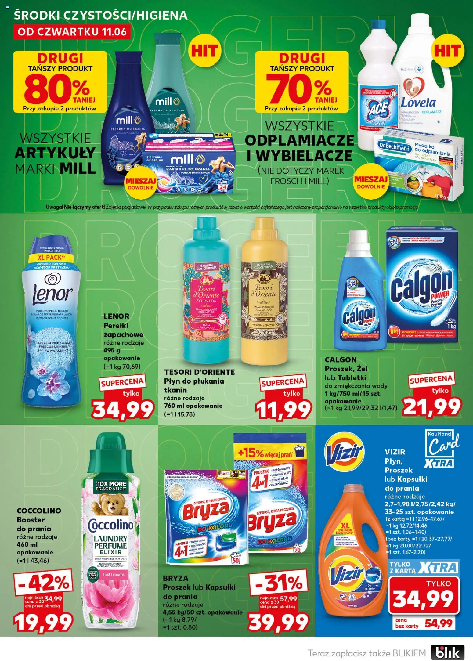 Kaufland Polsko leták - Mocny start od 15.06.2026 | Strana: 24 | Produkty: Tesori d'Oriente, Coccolino, Calgon, Lovela
