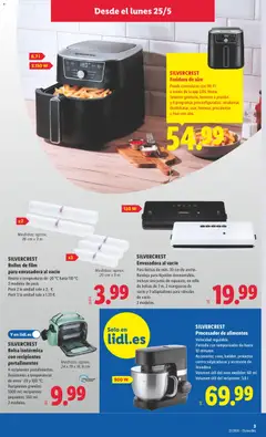 Vista previa SILVERCREST Procesador de alimentos, Velocidad regulable. Pantalla con temporizador de hasta 10 minutos. Accesorios: vaso, batidor, protector contra salpicaduras y accesorio de licuadora. Volumen útil del vaso medidor: 60 ml. Volumen útil del recipiente: 3,6 l. válido desde el 25.05.2026 | Página: 7 | Productos: Bolsa, Freidora, Bandeja, Κούβα