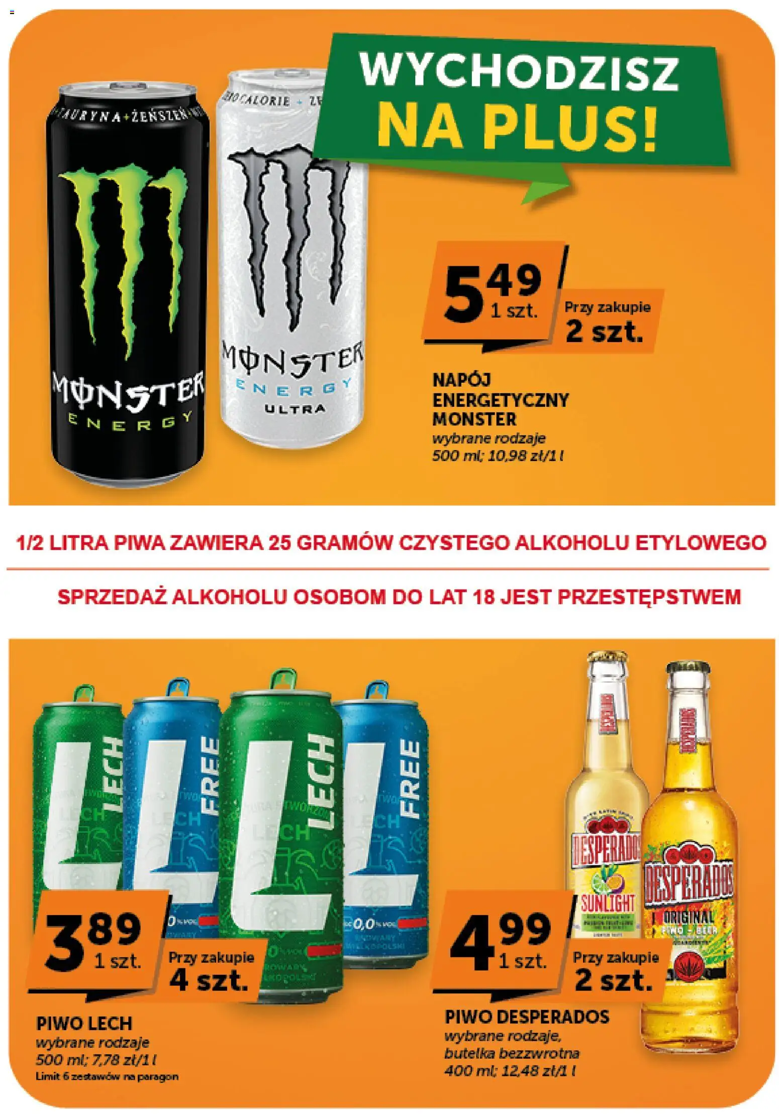 Groszek gazetka - Minimarket od 03.09.2026 | Strona: 11 | Produkty: Lech, Piwo Desperados, Piwo, Desperados