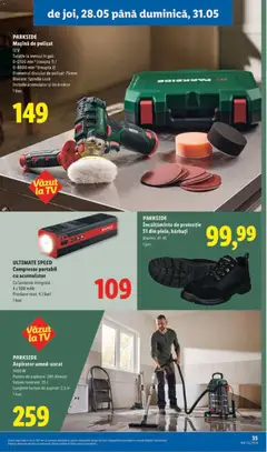 Ofertele Lidl valabile de la 25.05.2026 | Pagină: 35 | Produse: Aspirator, Bornoz takımı