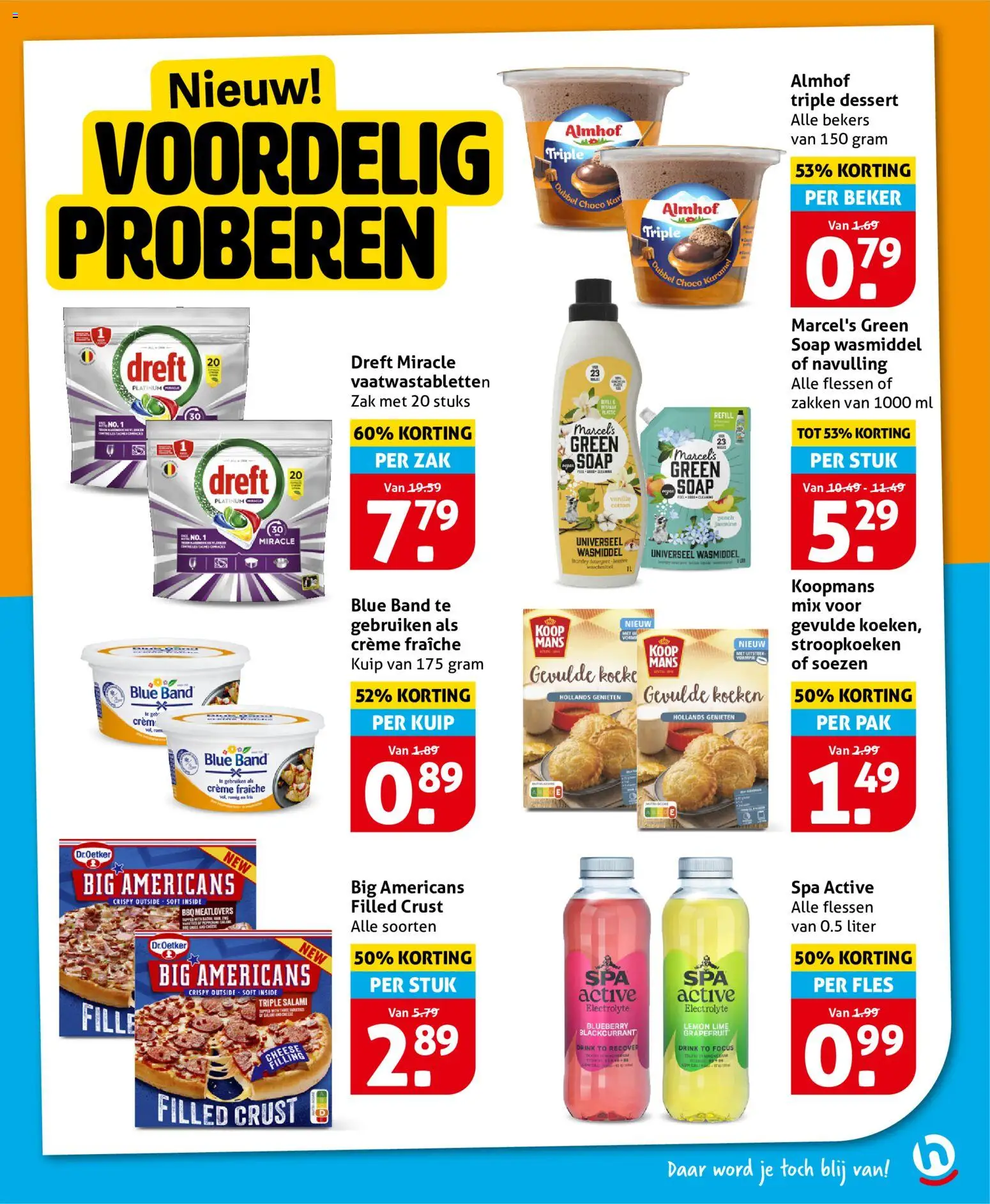 {H1} | Pagina: 25 | Producten: Wasmiddel, Fles, Soezen, Vaatwastabletten