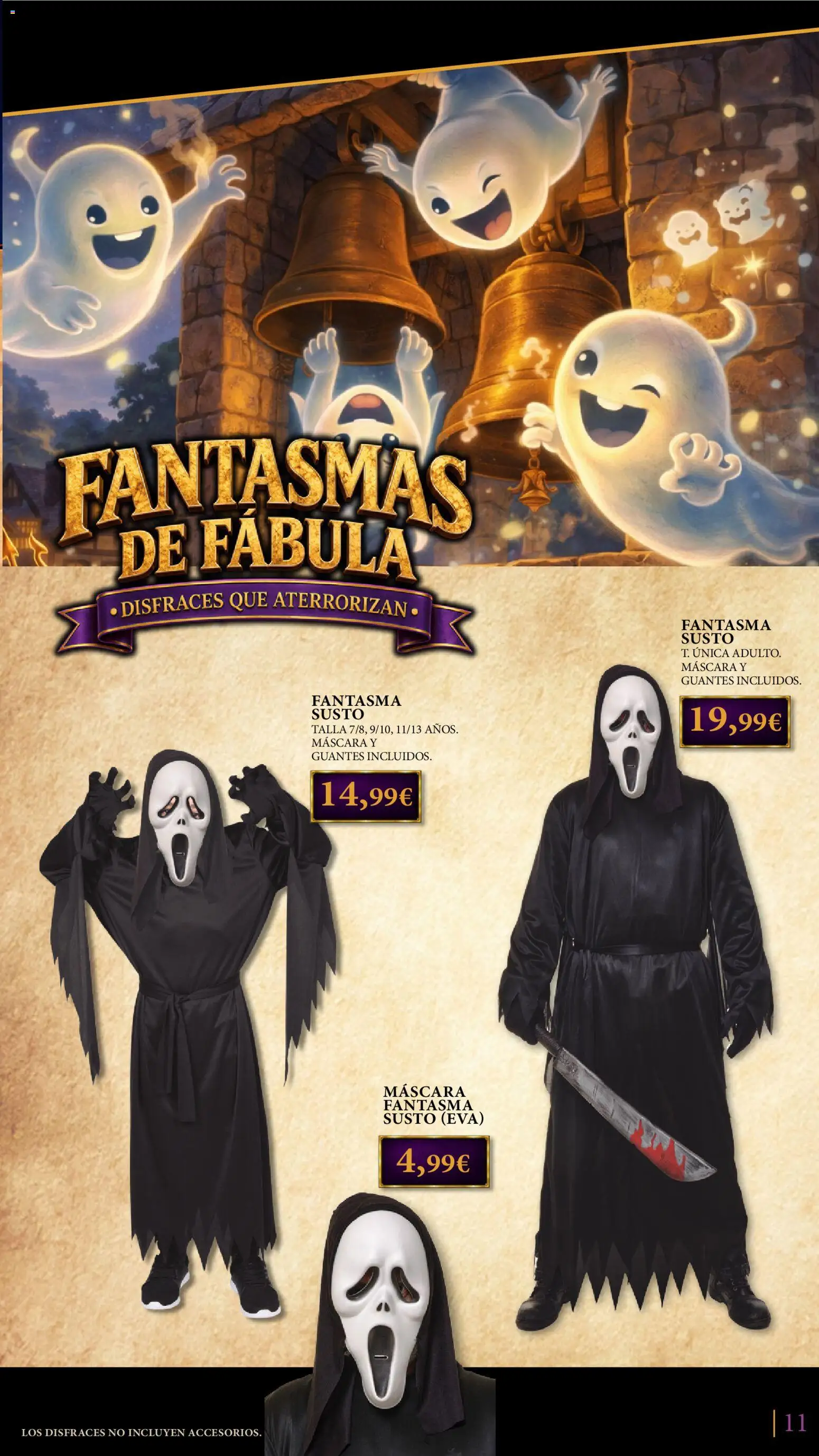 Toy Planet catálogo Disfraces Halloween │ válido desde el 08/10/2026 | Página: 11 | Productos: Máscara, Guantes