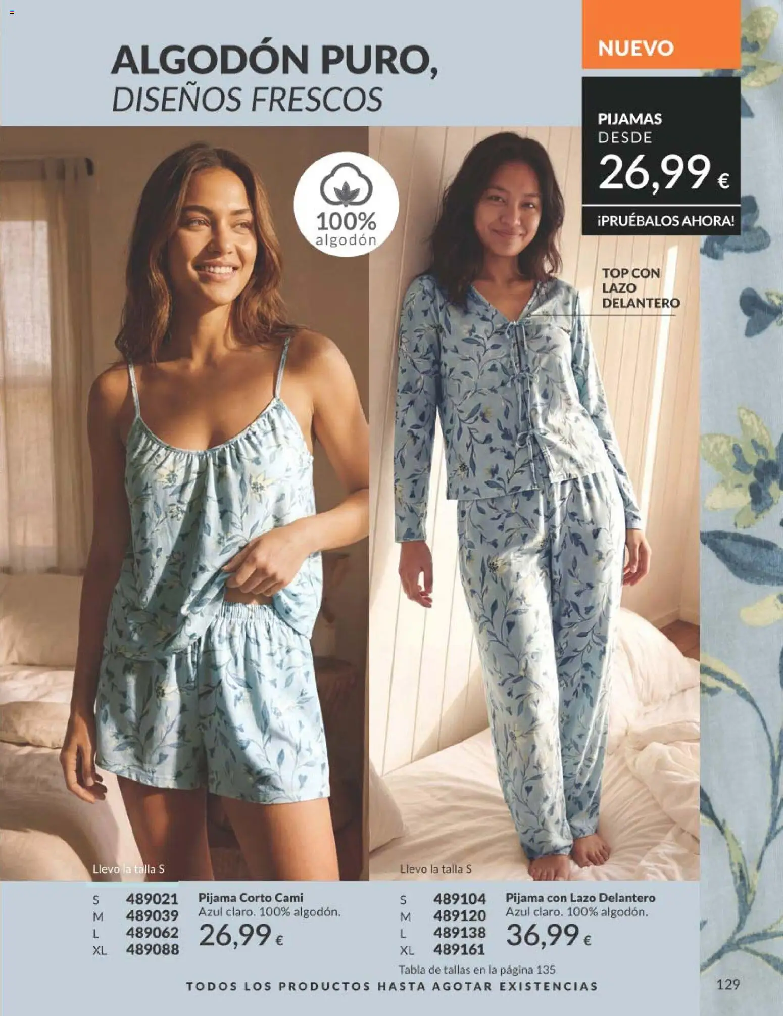 Catálogo AVON campaña 8 │ válido desde el 01/08/2026 | Página: 129 | Productos: Pijama