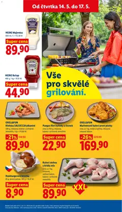 Náhled letáku Kuřecí stehna a křídla mix, cena za 1 kg, chlazená, rodinné balení, baleno v ochranné atmosféře od 14.05.2026 | Strana: 15