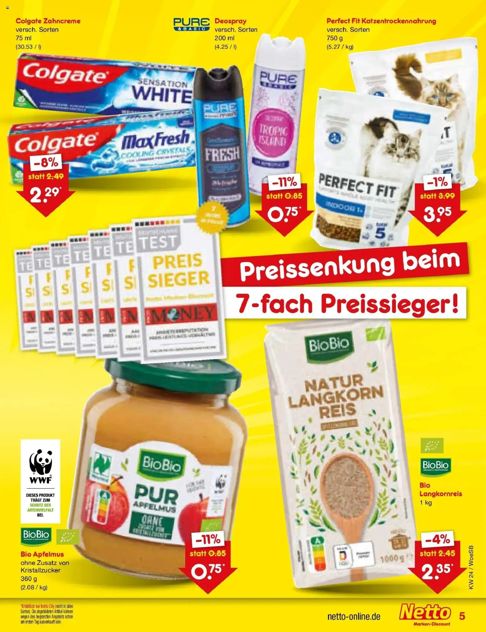 Netto Marken-Discount Prospekt Gemmingen – gültig ab 14.06.2026 | Seite: 7 | Produkte: Deospray, Reis