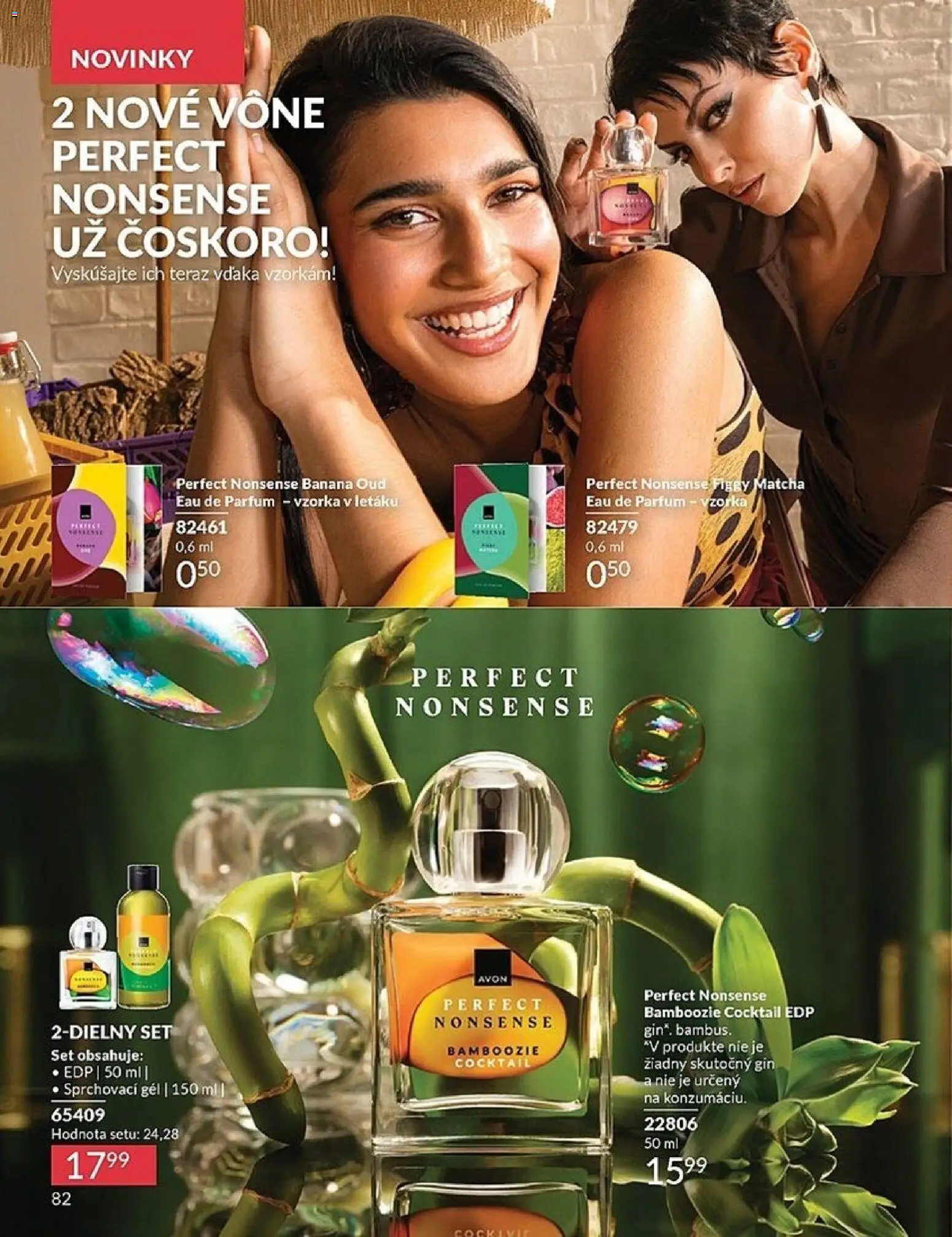 Nové Avon akcie – leták je platný od 01.06.2026 | Strana: 82 | Produkty: Gin