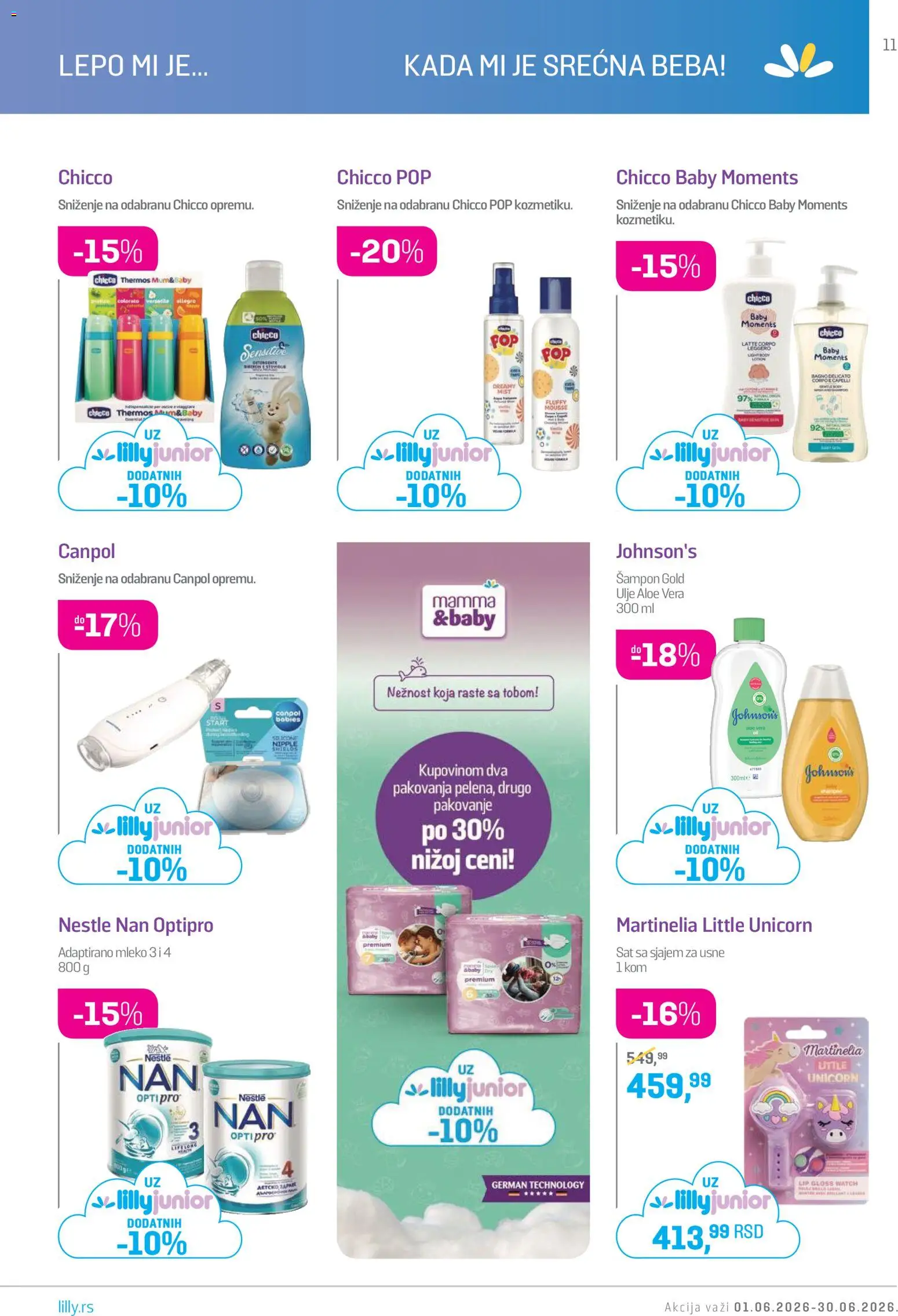 Lilly drogerie katalog - važi od 01.06.2026 | Strana: 11 | Proizvode: Šampon, Mleko, Pakovanje, Ulje
