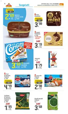 Anteprima del volantino DOK volantino valido a partire dal 11.06.2026 | Pagina: 12 | Prodotti: Panna, Gelato, Latte, Spinaci