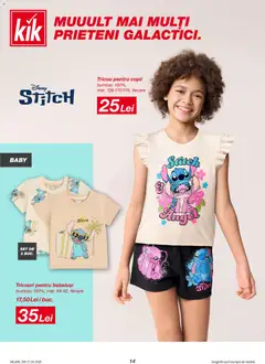 Ofertele Kik valabile de la 27.04.2026 | Pagină: 14 | Produse: Tricou