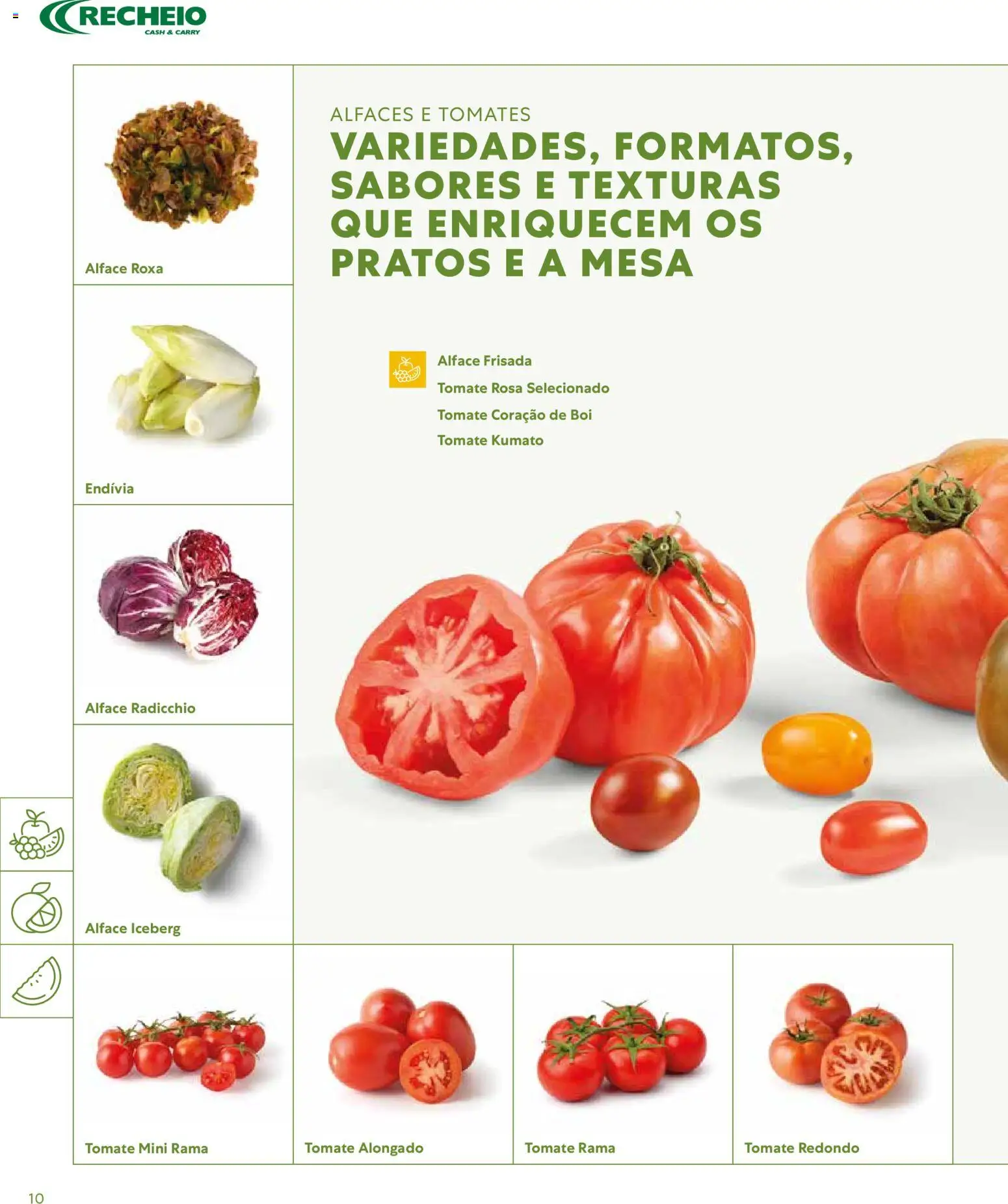 Recheio - Catálogo de Alfragide │ válido de 16/03/2026 | Página: 10 | Produtos: Pratos, Tomates, Alface Iceberg, Alface