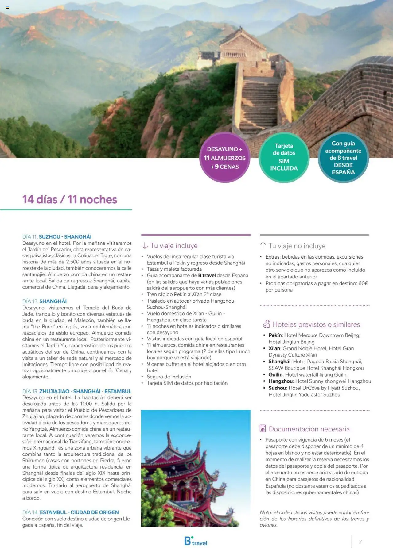 B the travel brand Viajeros Expertos Internacional 2026 │ válido desde el 03/10/2025 | Página: 7 | Productos: Maleta, Bebidas