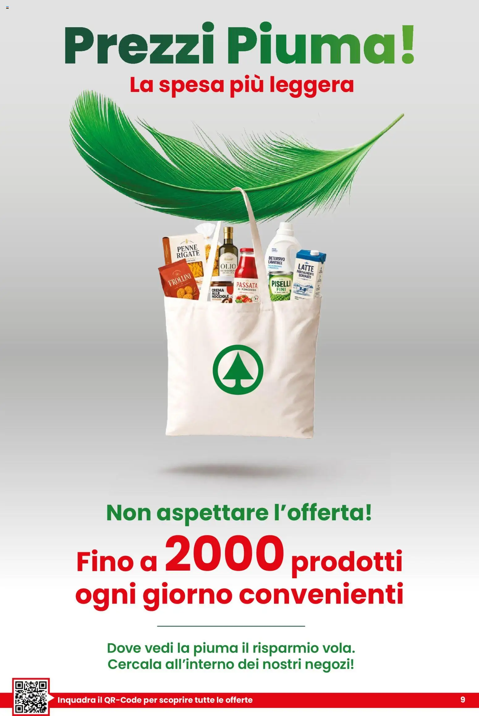 Volantino Despar del 29/10/2026 | Pagina: 9 | Prodotti: Pomodoro, Nocciole, Lavatrice, Frollini