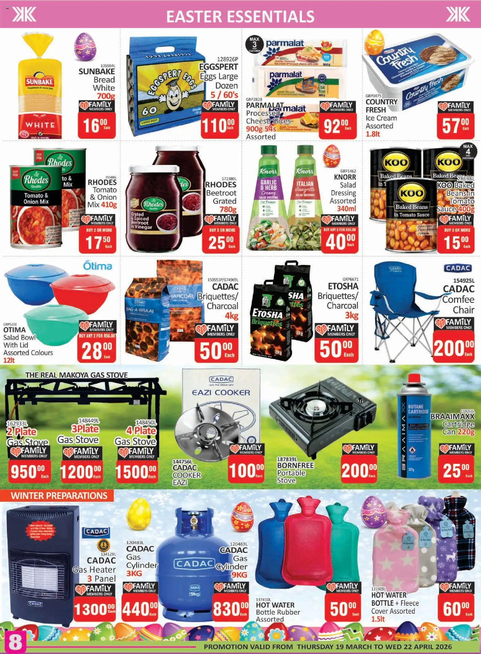 New KIT KAT Cash & Carry catalogue – valid from 19.03.2026 | Page: 8 | Products: Cover, Eggs, Vinegar, Cream