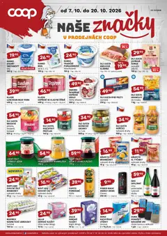 Náhled letáku Trefa leták - COOP naše super ceny od 07.10.2026 | Strana: 2 | Produkty: Ubrousky, Bramborové hranolky, Marmeláda, Energy drink