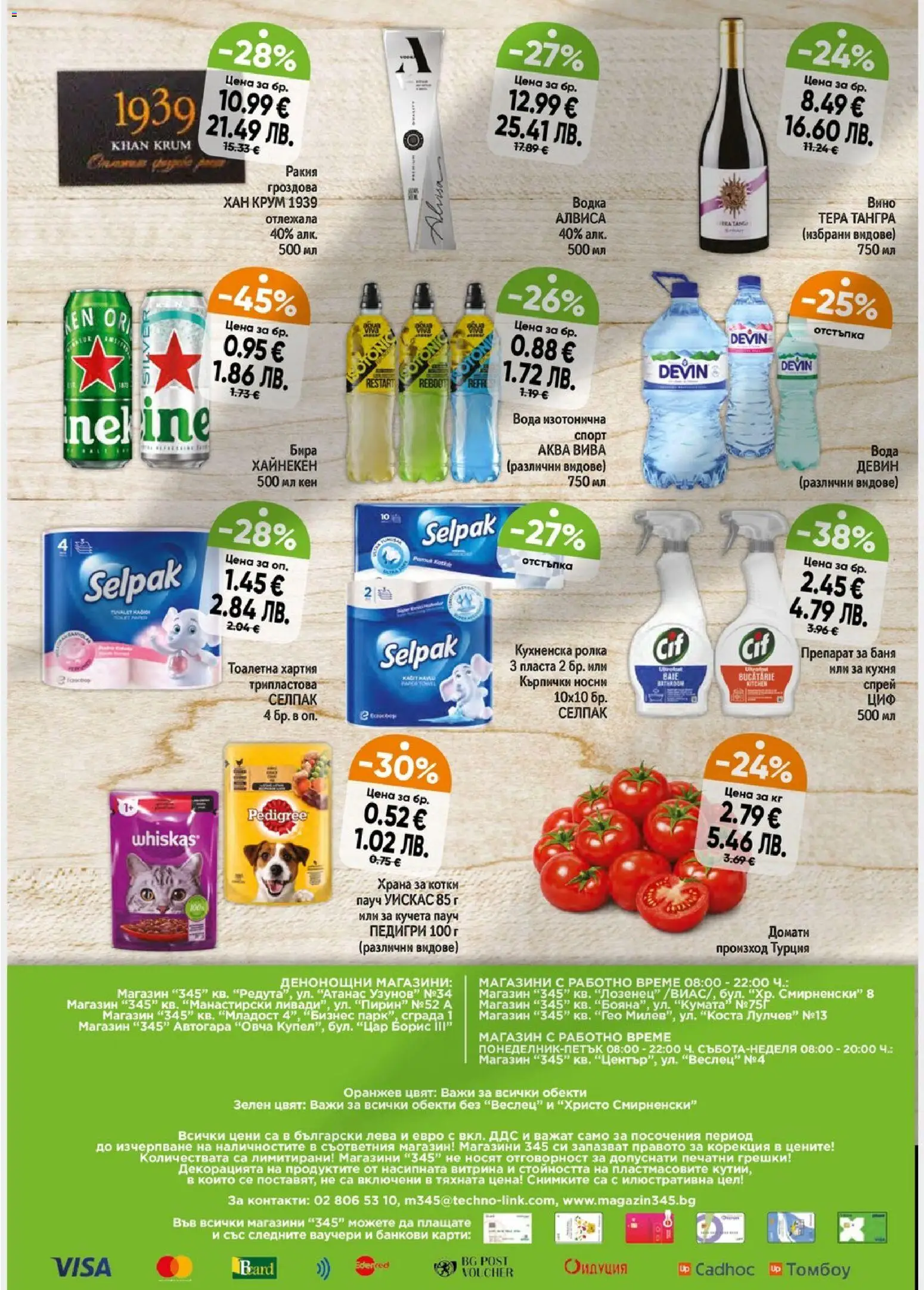 {H1} | Страница: 4 | Продукти: Препарат, Вода, Хартия, Баня
