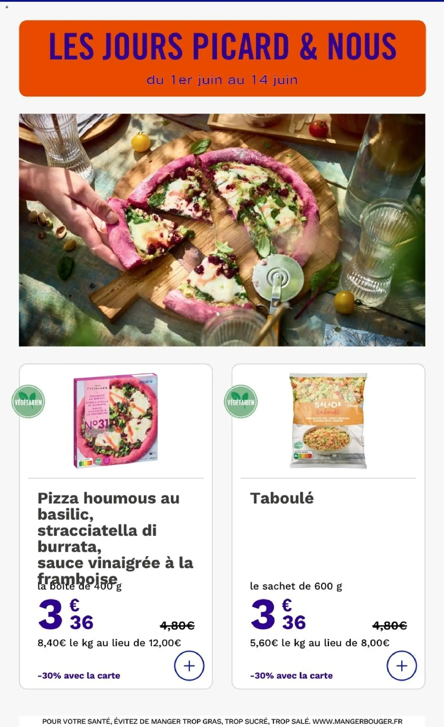 {H1} | Page: 12 | Produits: Salade, Pizza
