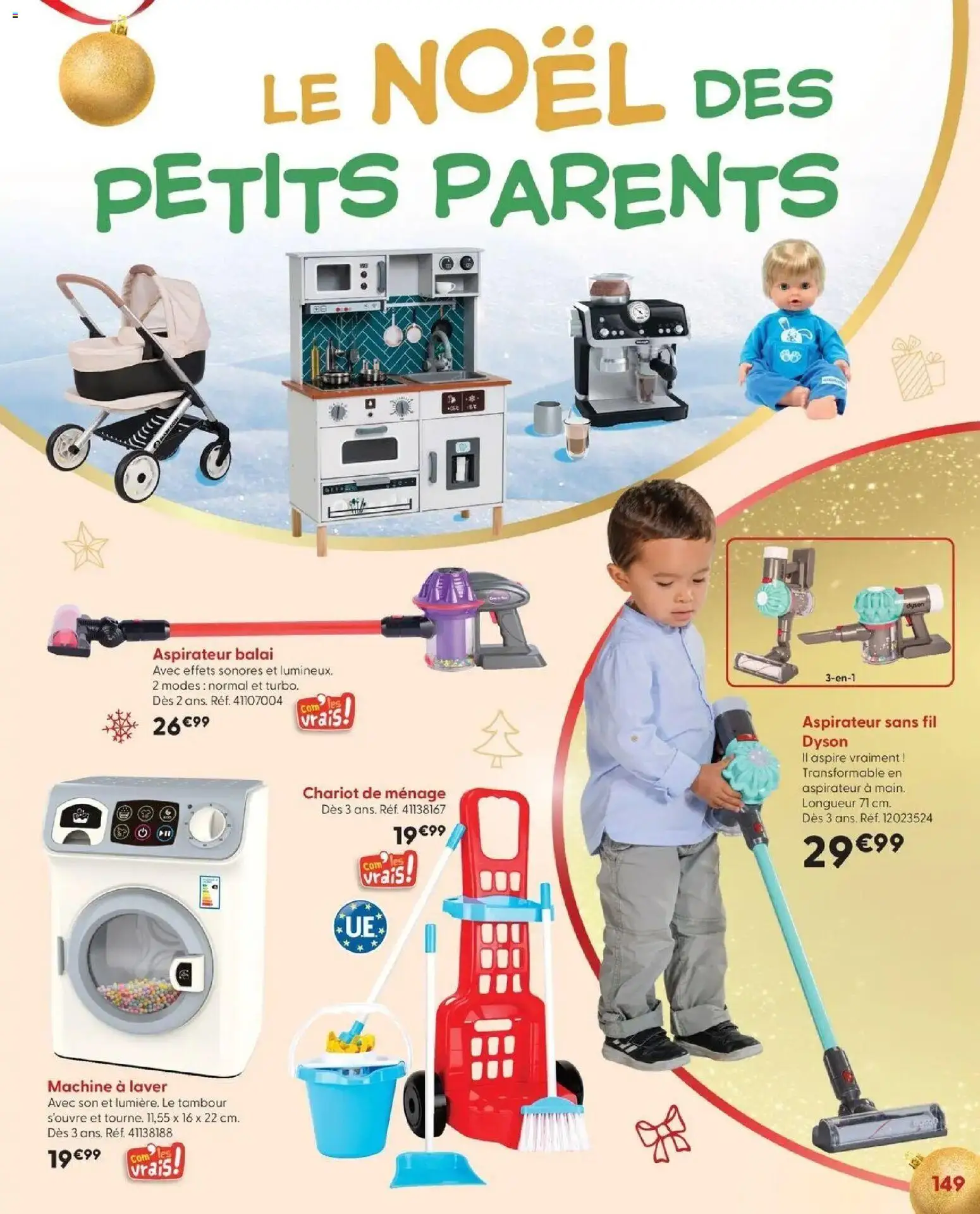 La Grande Récré - LE NOËL DE TOUTES LES PASSIONS à partir du 14/10/2026 - promo en ligne | Page: 149 | Produits: Dyson, Aspirateur, Chariot, Aspirateur balai