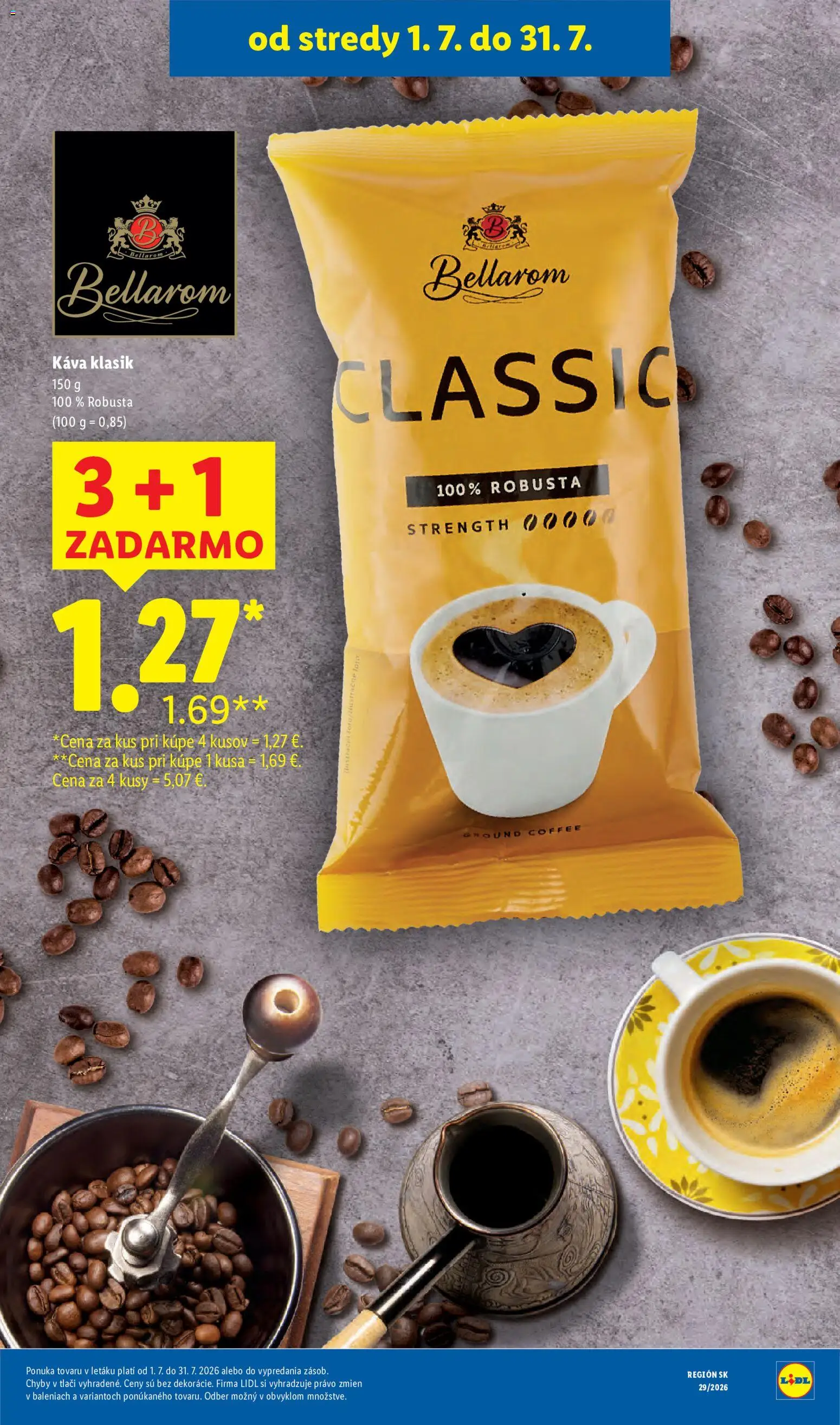 Nové Lidl akcie – leták je platný od 13.07.2026 | Strana: 57 | Produkty: Káva