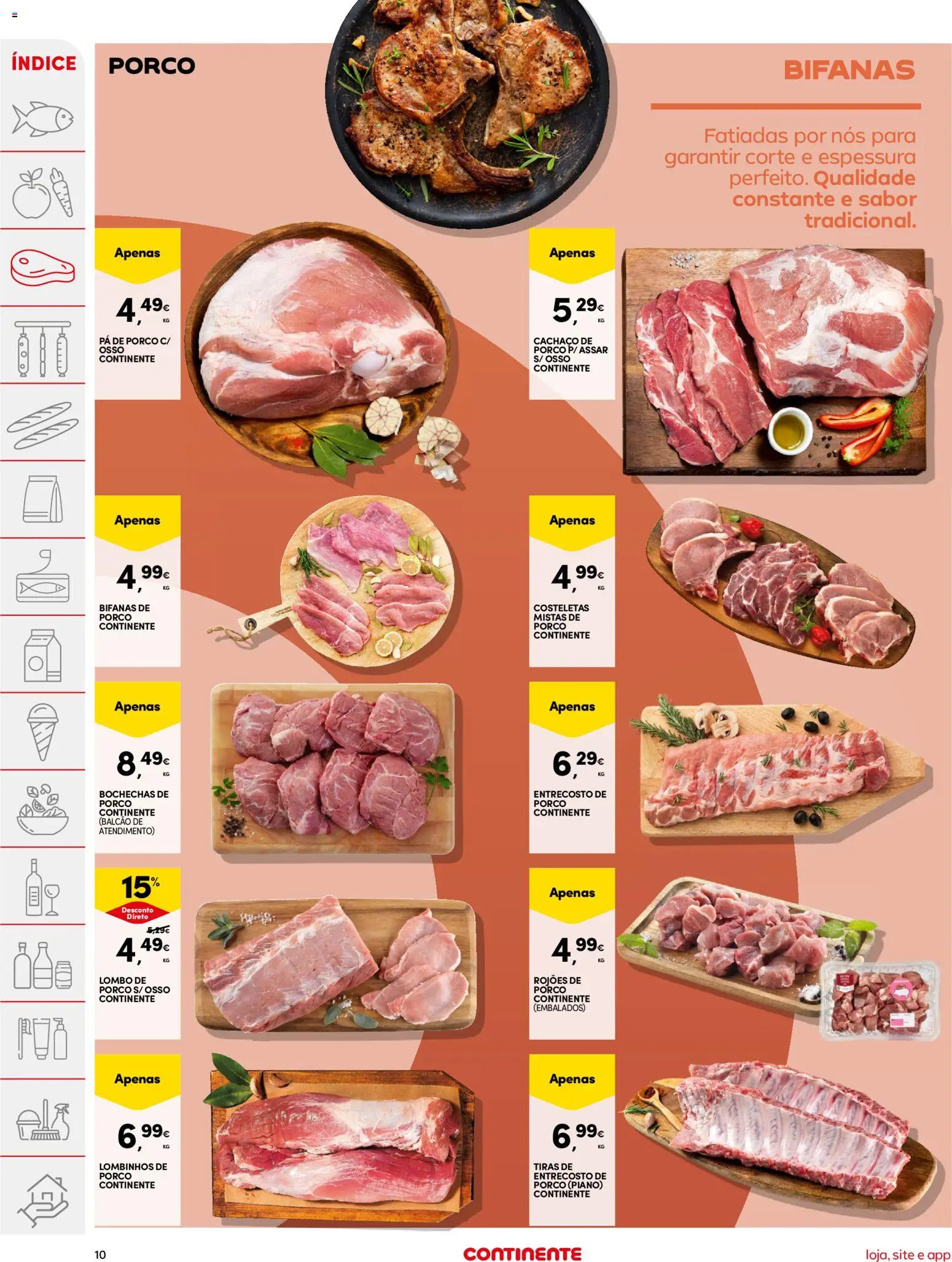 Continente folheto │ válido de 16.06.2026 | Página: 10 | Produtos: Lombo, Pá