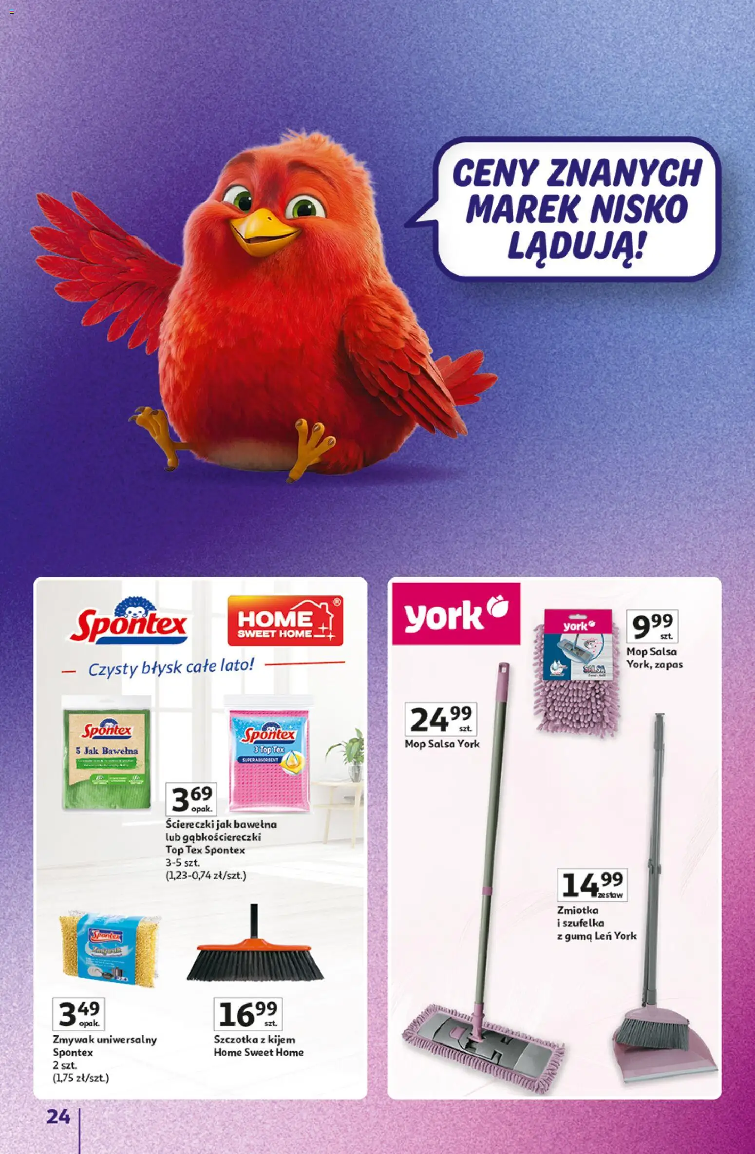 Auchan gazetka - Znane Marki Hipermarket od 11.06.2026 | Strona: 24 | Produkty: Top, Szczotka