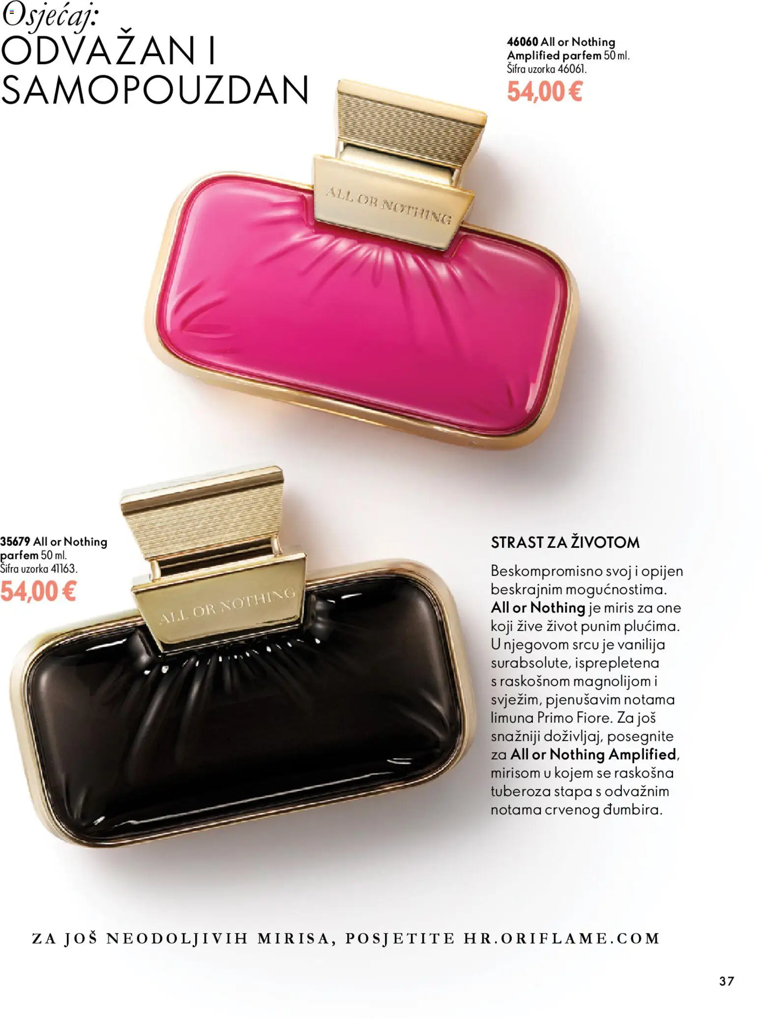 Oriflame katalog | vrijedi od 18.11.2026 | Stranica: 37 | Proizvodi: Parfem, Miris