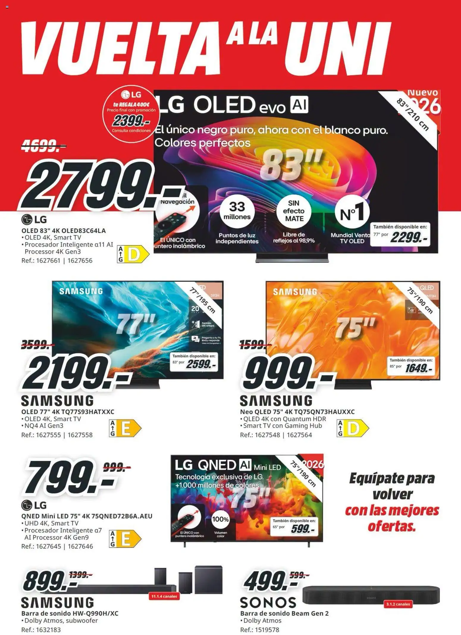 Media Markt folleto │ válido desde el 17/09/2026 | Página: 18 | Productos: Barra de sonido, Té, Navegación