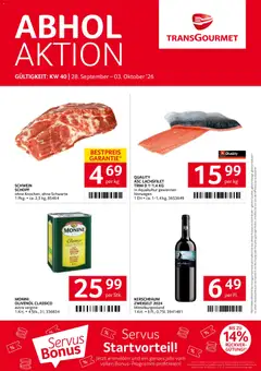 Transgourmet Flugblatt ab 28.09.2026 gültig