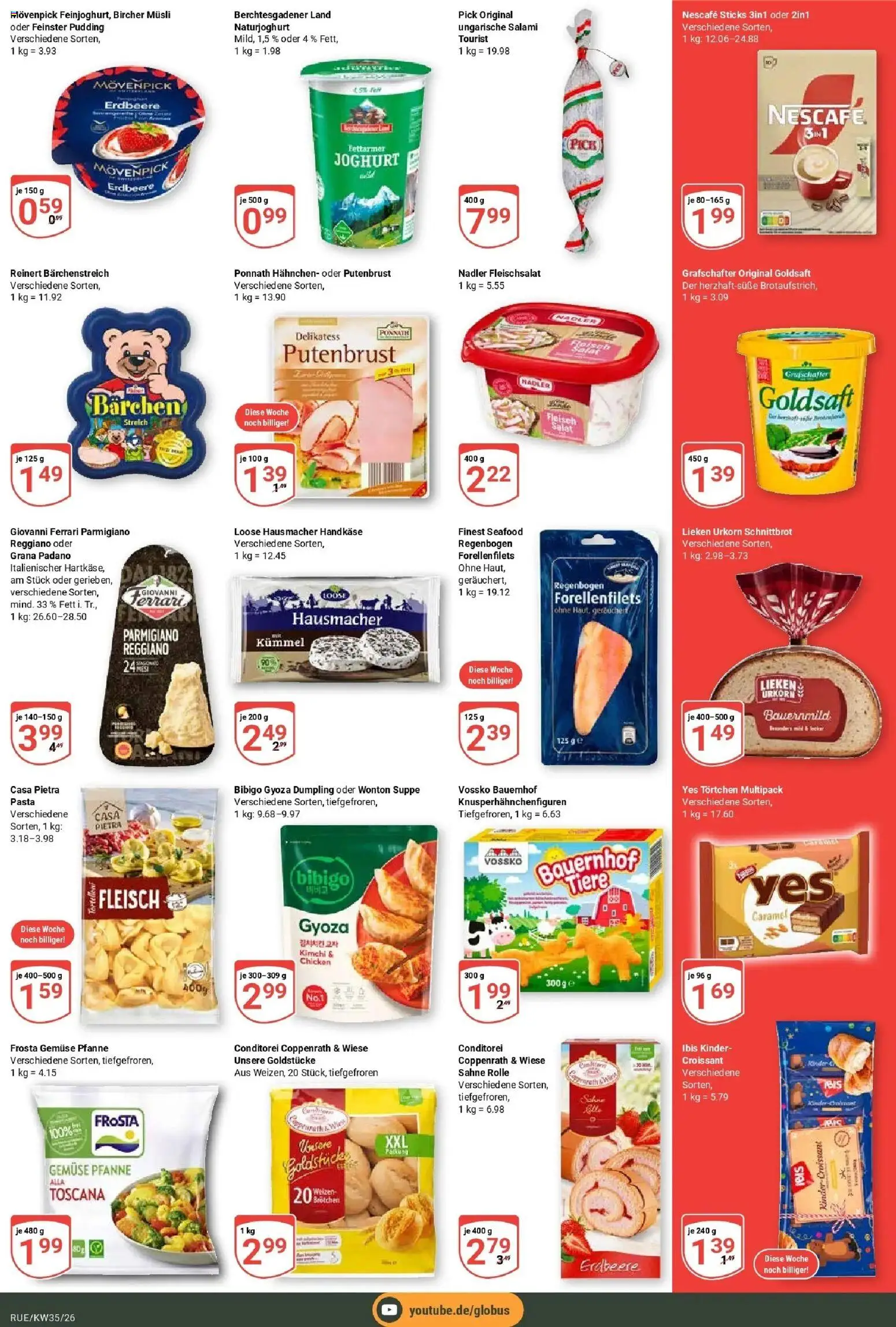 Globus Prospekt Rüsselsheim (ab 24.08.2026) » Angebote online | Seite: 4 | Produkte: Musli, Putenbrust, Grana Padano, Pudding