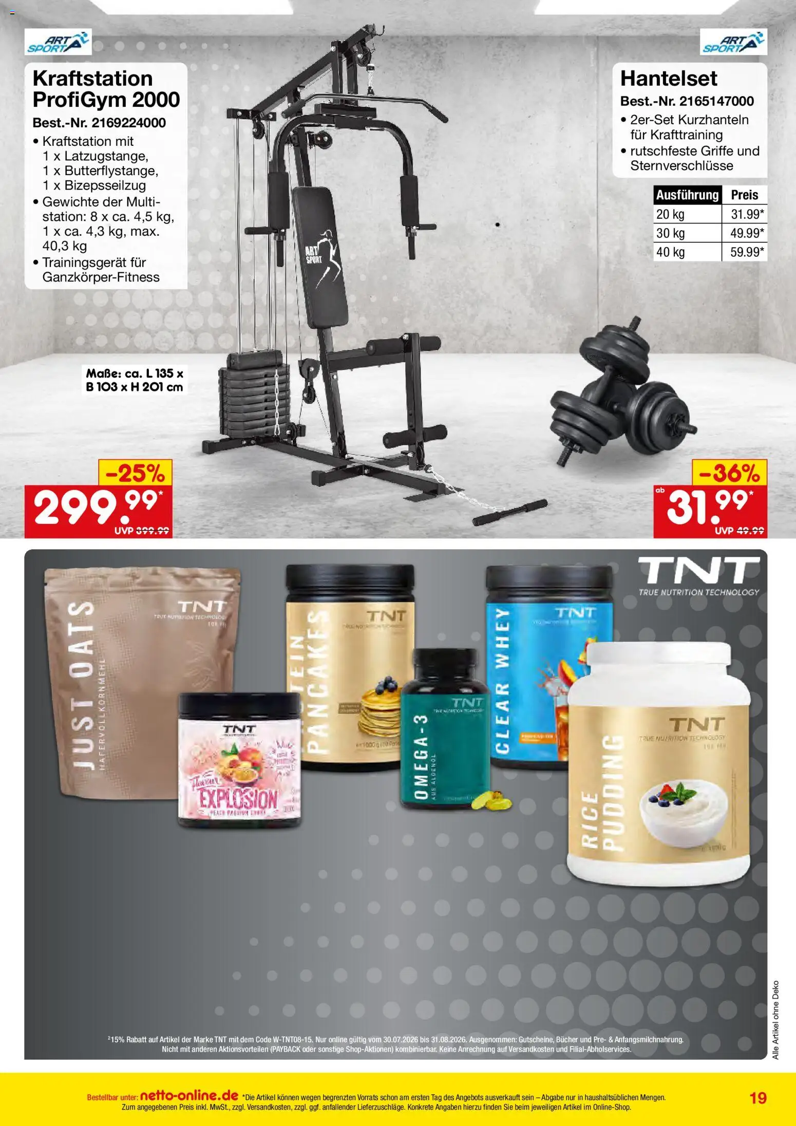 Netto Marken-Discount Online-Angebote August – gültig ab 01.08.2026 | Seite: 19 | Produkte: Pudding