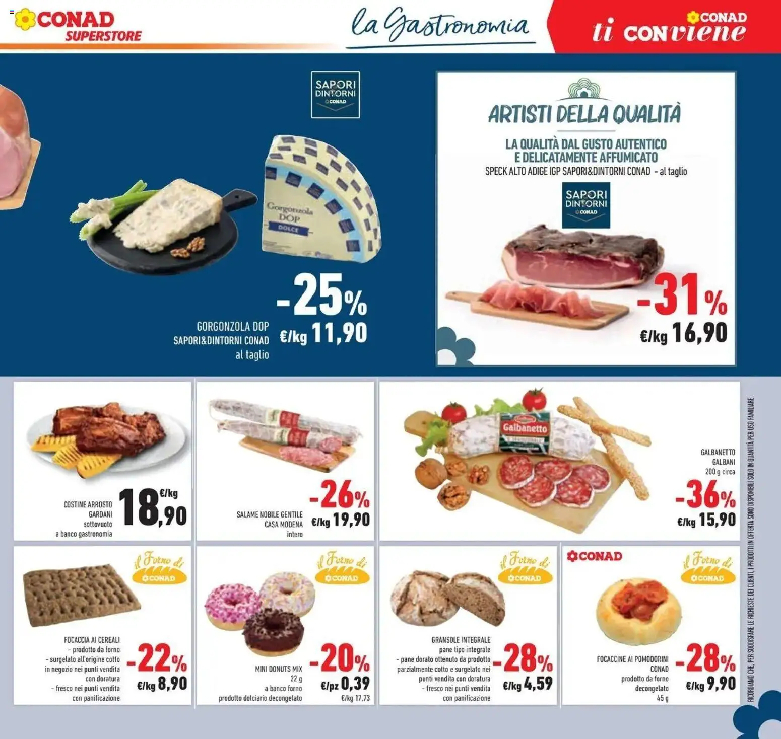 Volantino Conad dal 12/08/2026 > Anteprima | Pagina: 11 | Prodotti: Pane, Taglio, Forno, Gorgonzola