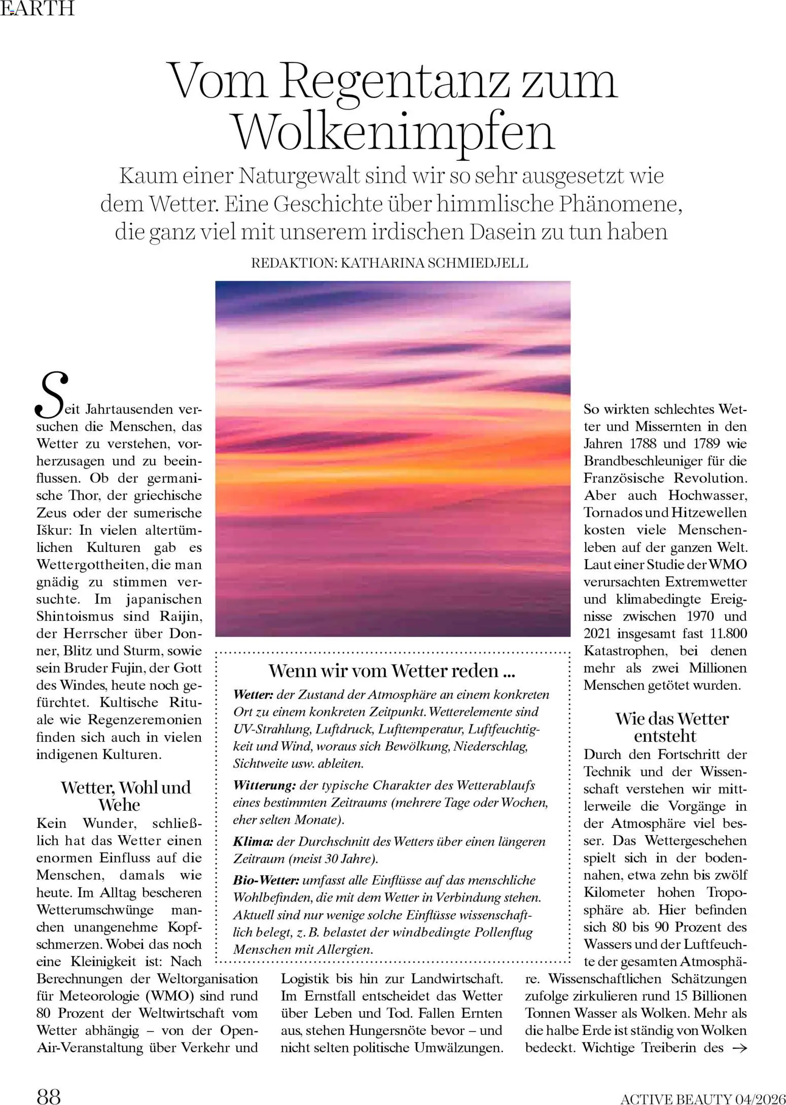 dm drogerie markt Active Beauty Magazin 04/2026 gültig ab 01.04.2026 | Seite: 88 | Produkte: Wasser