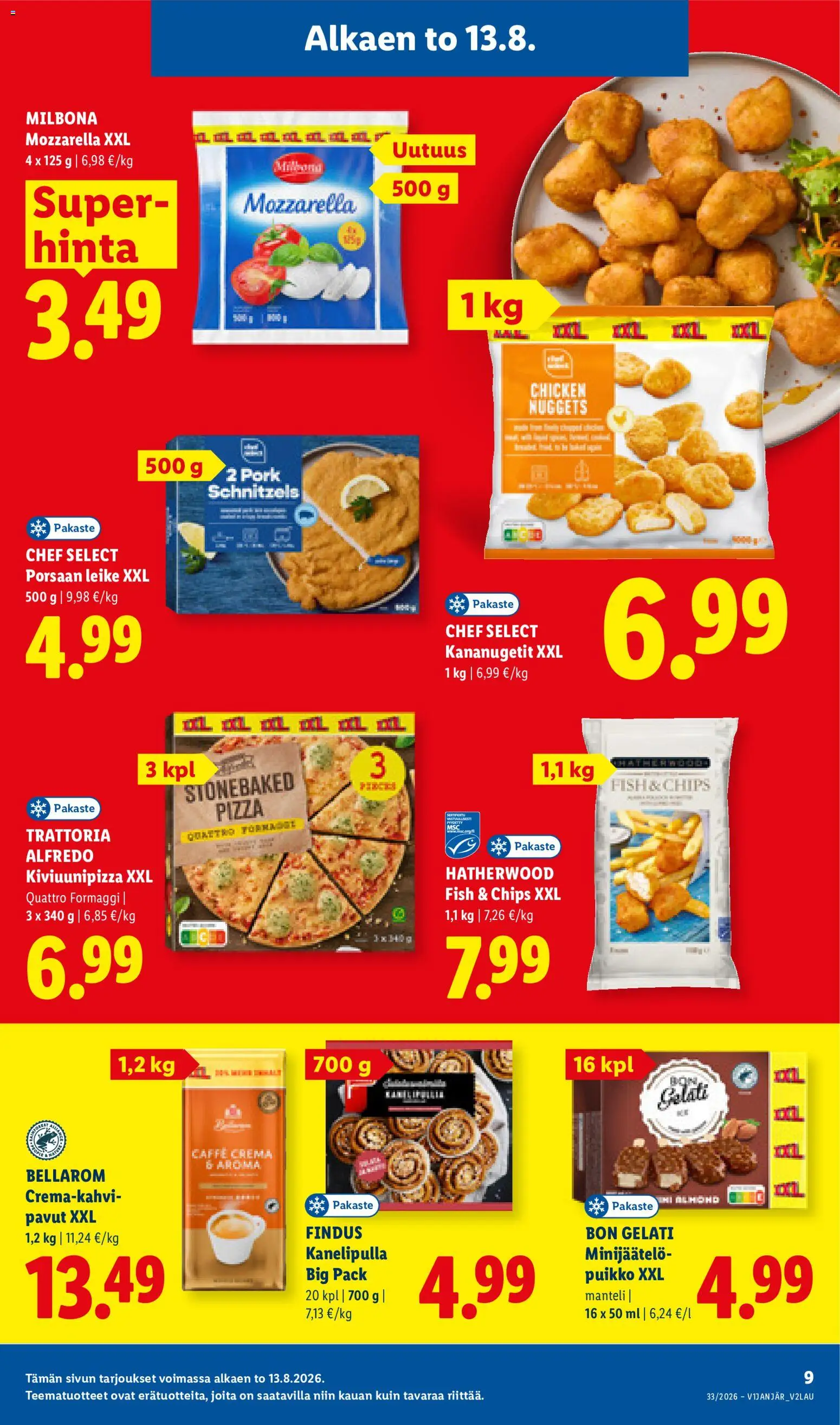 Lidl tarjoukset – voimassa 13/08/2026 alkaen | Sivu: 9